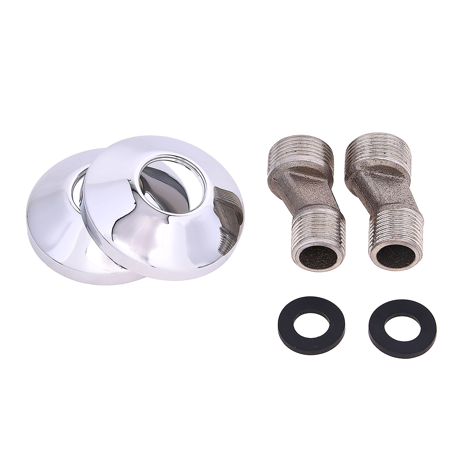 Смеситель для ванны Milardo Duplex, длинный излив, двухвентильный, с лейкой