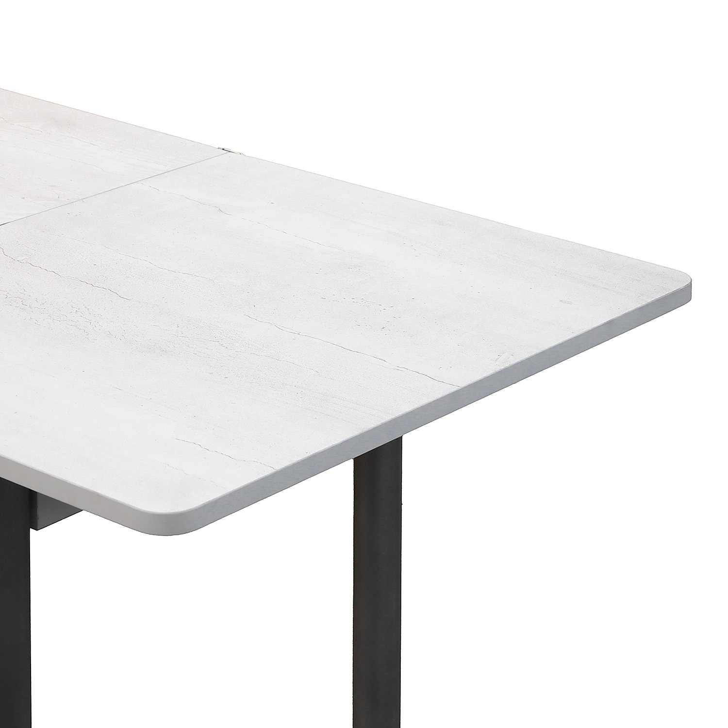 Стол расклад.ломберный МИНИ ЛДСП Бетон пайн светлый + 4 опоры металл. 40мм Металлик!*1