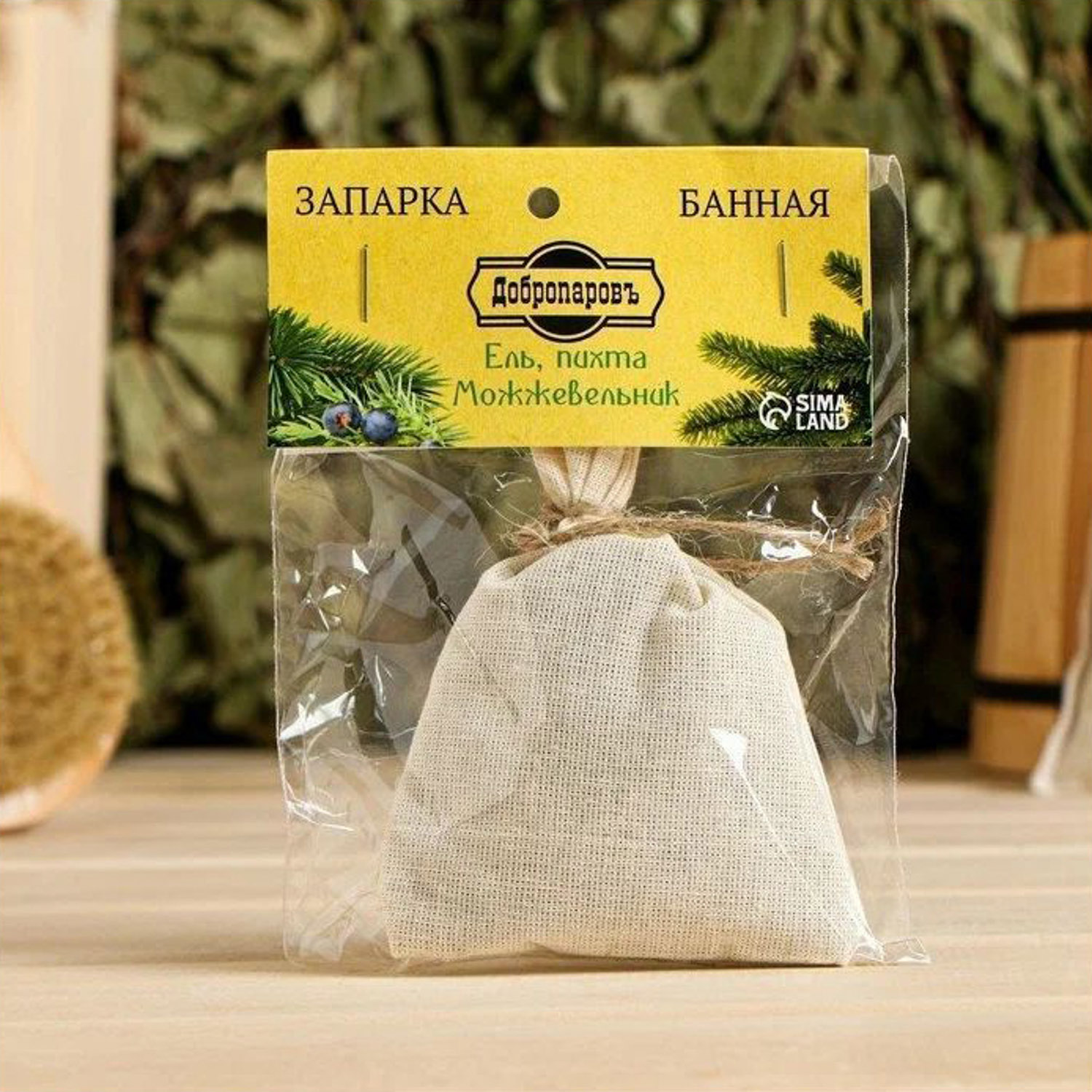 Запарка для бани натуральная "Ель, Пихта, Можжевельник" 30 гр 5040774