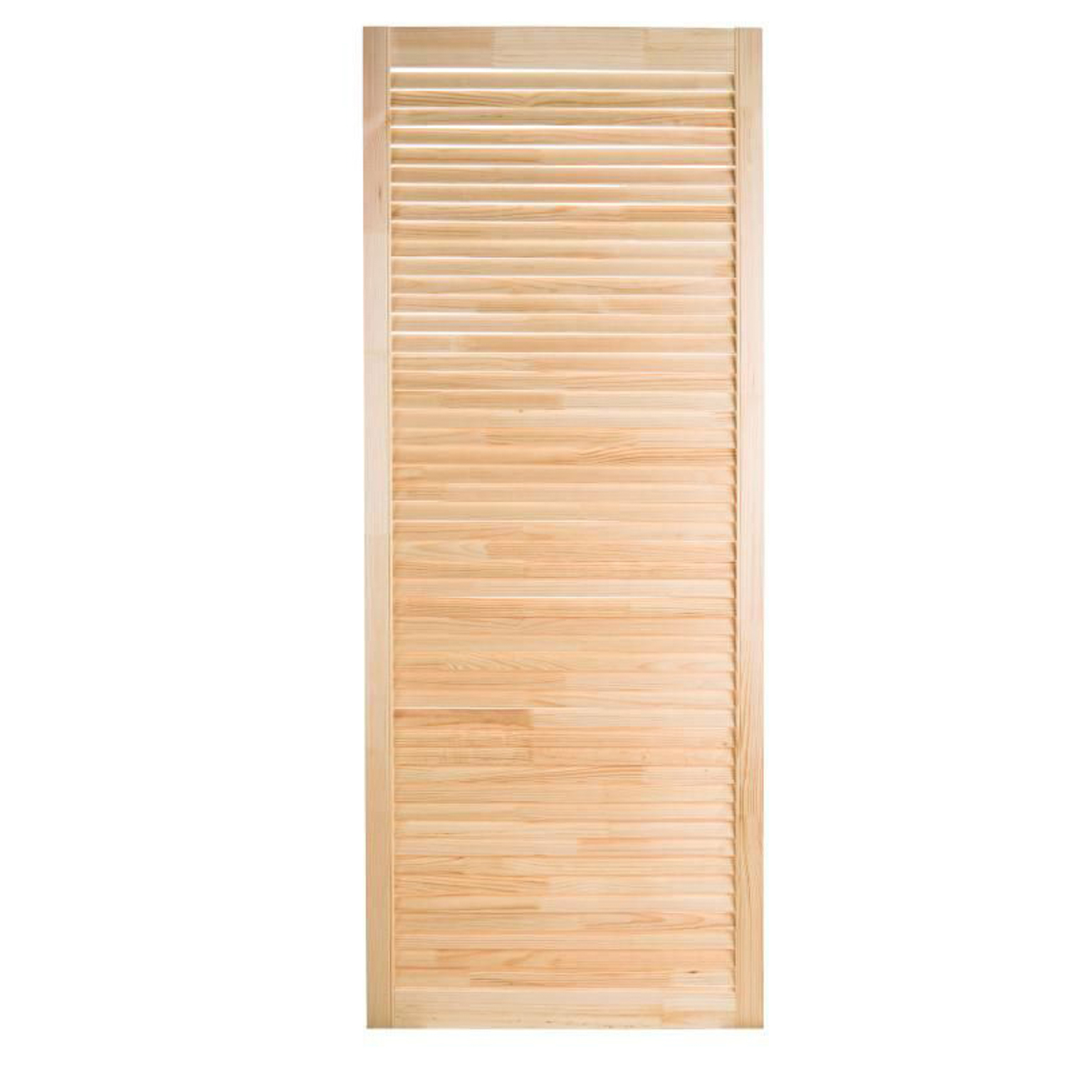 Дверь жалюзийная 715х294х20 мм, деревянная