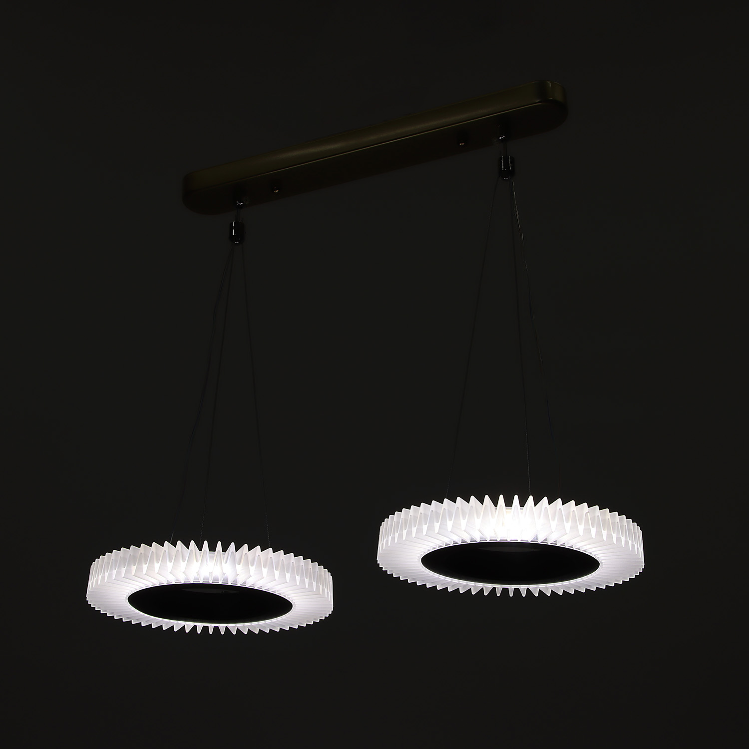 Люстра S2124/2 GD LED 3000К-6500К (l=460, d=200, h=800) б/пульта  VERNER LIGHTING *1