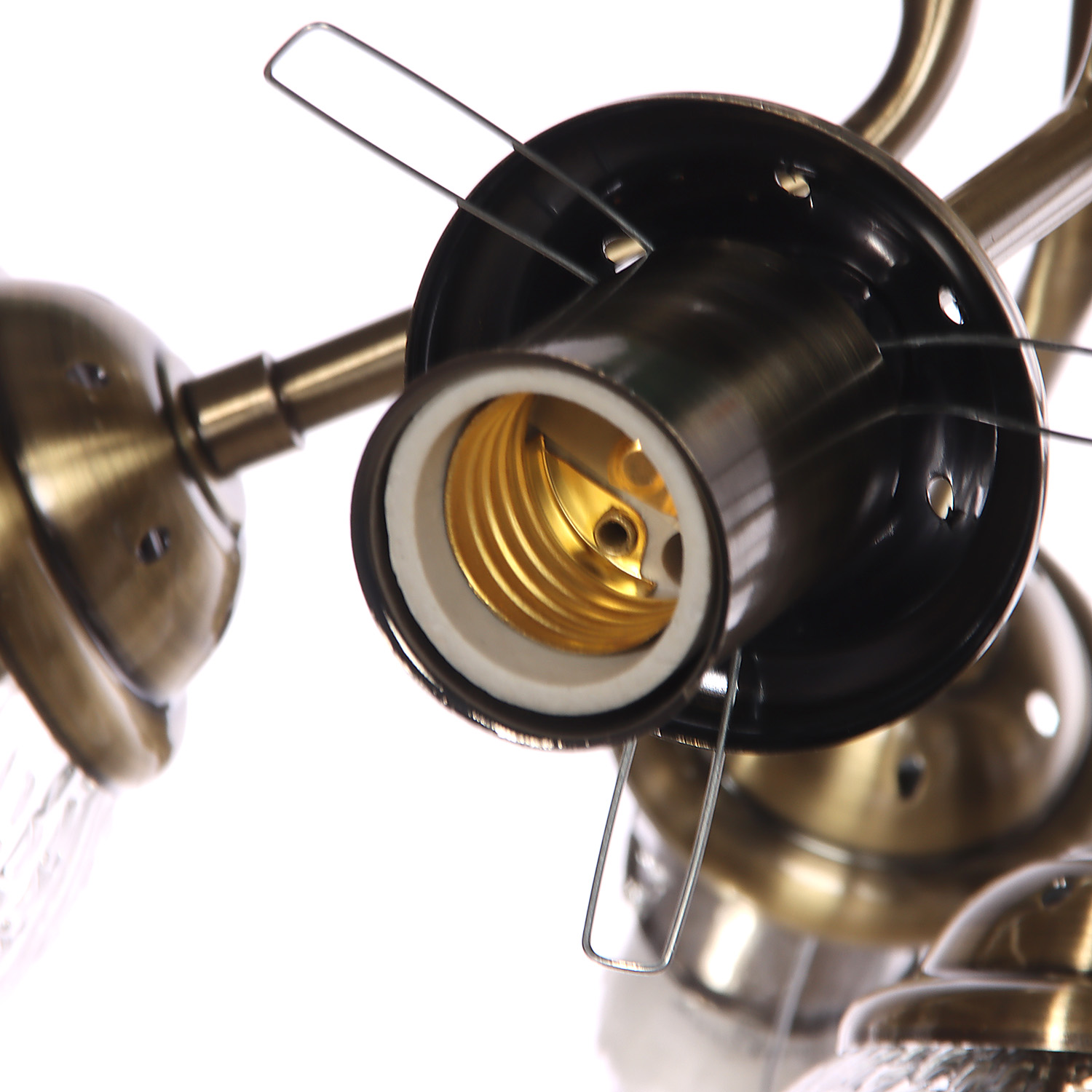 Люстра N5121/6 АВ Е27 6*40Вт ( h=325; d=560) VERNER LIGHTING *1