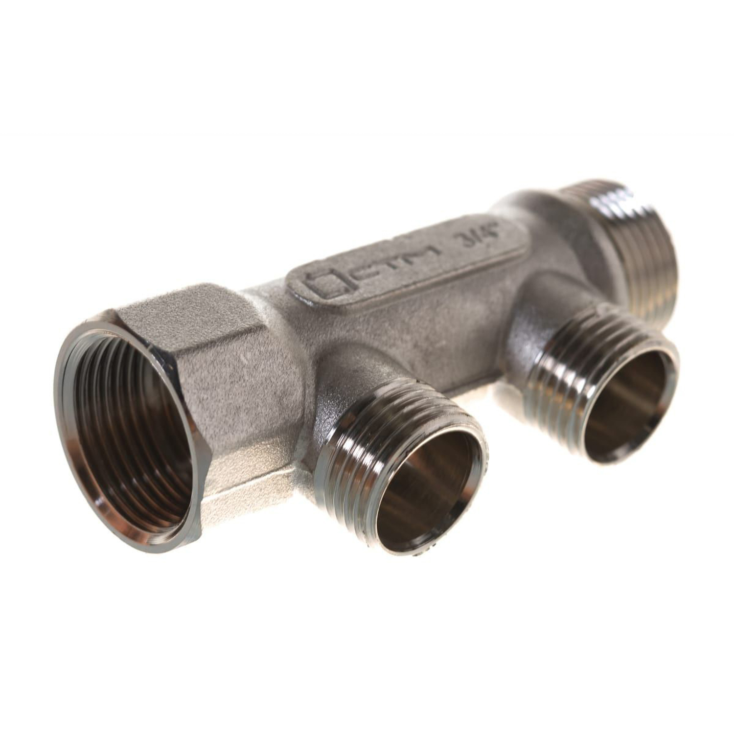 Коллектор СТМ, 2 выхода, 3/4"х1/2"