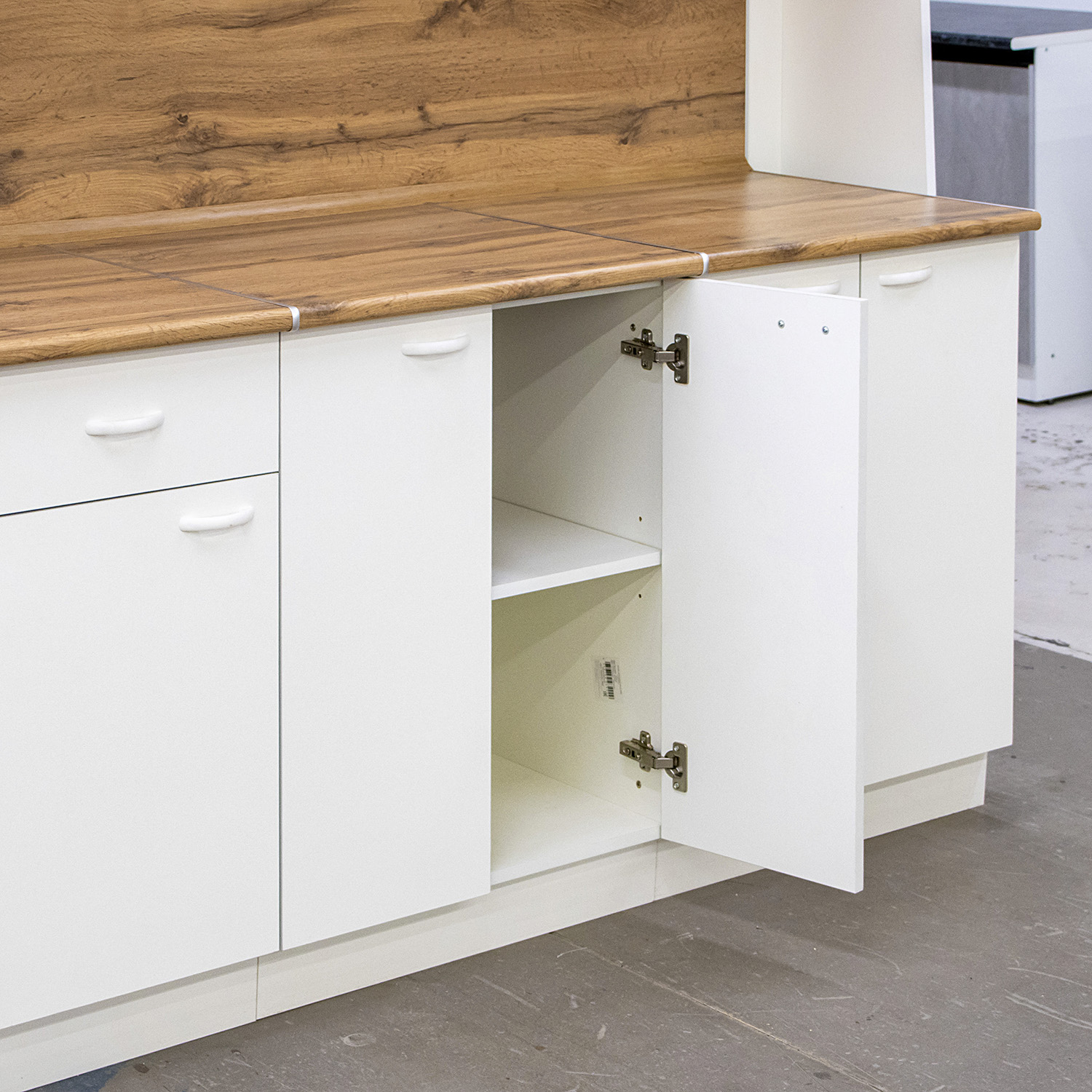 Шкаф напольный 600х850х480 мм BROZEX-WOOD Liberty, с двумся дверцами, белый