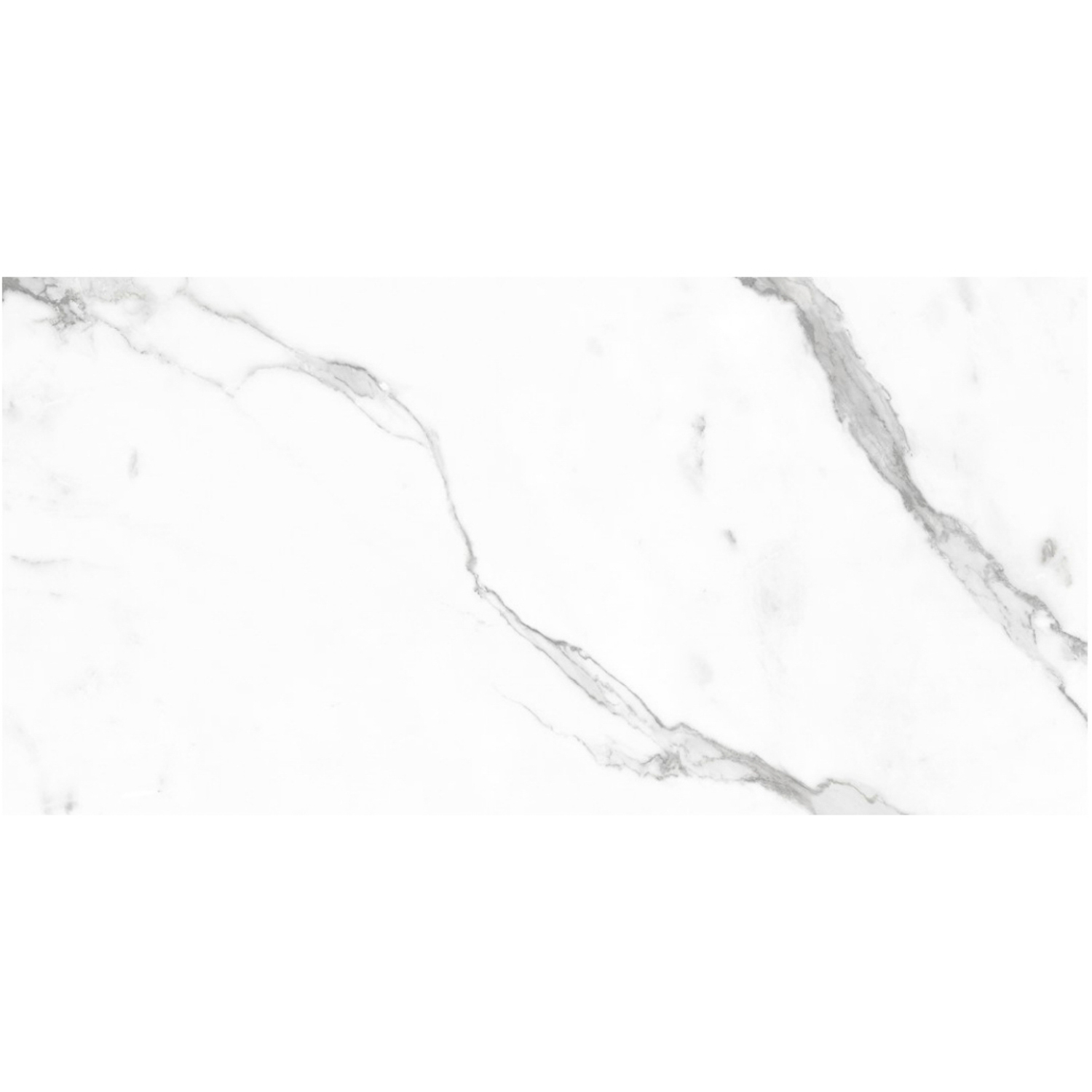 Керамогранит 2.16 м² JF12130, 1200x600x9 мм, полированный, белый мрамор