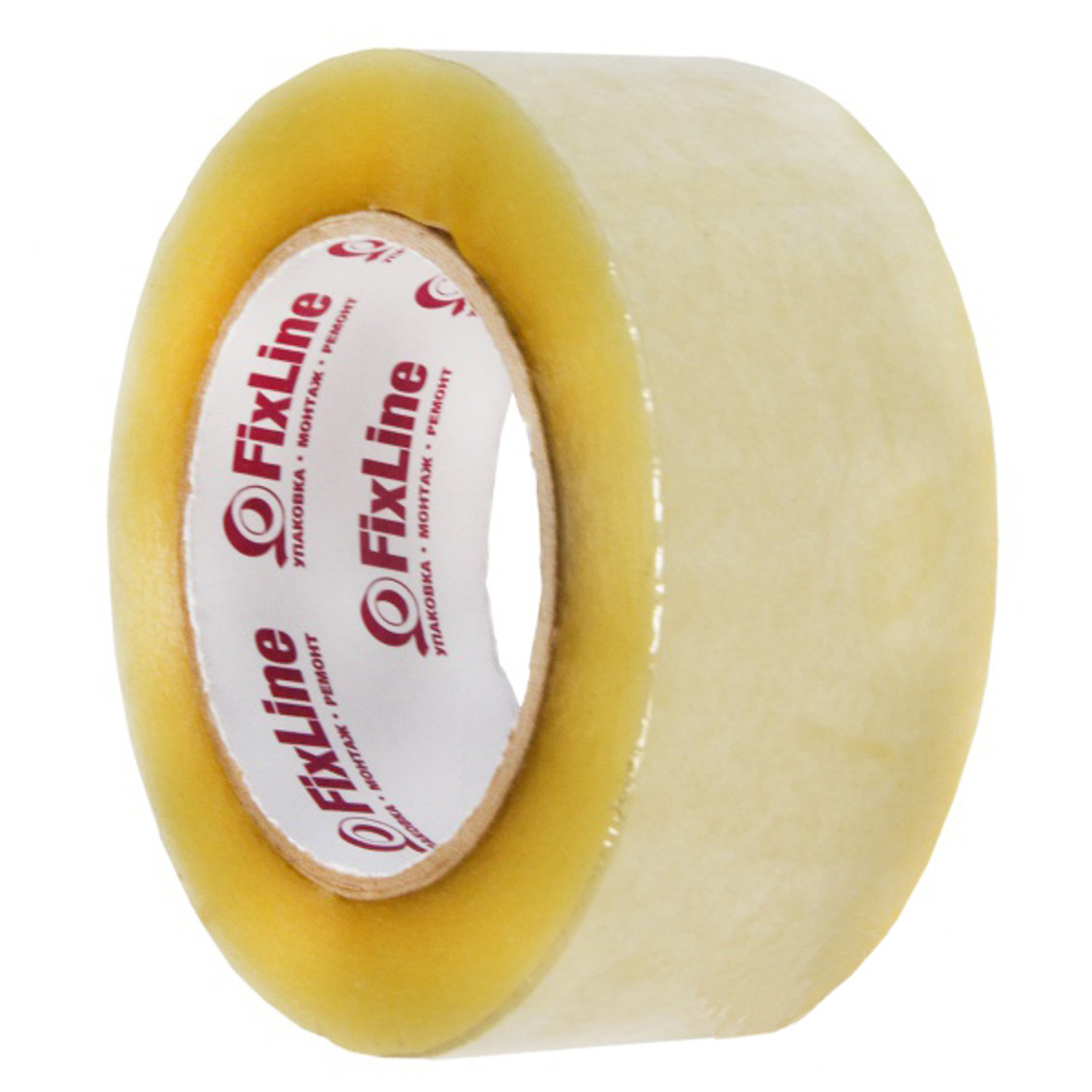Лента клейкая прозрачная 48мм х145м "FixLine" *6/36