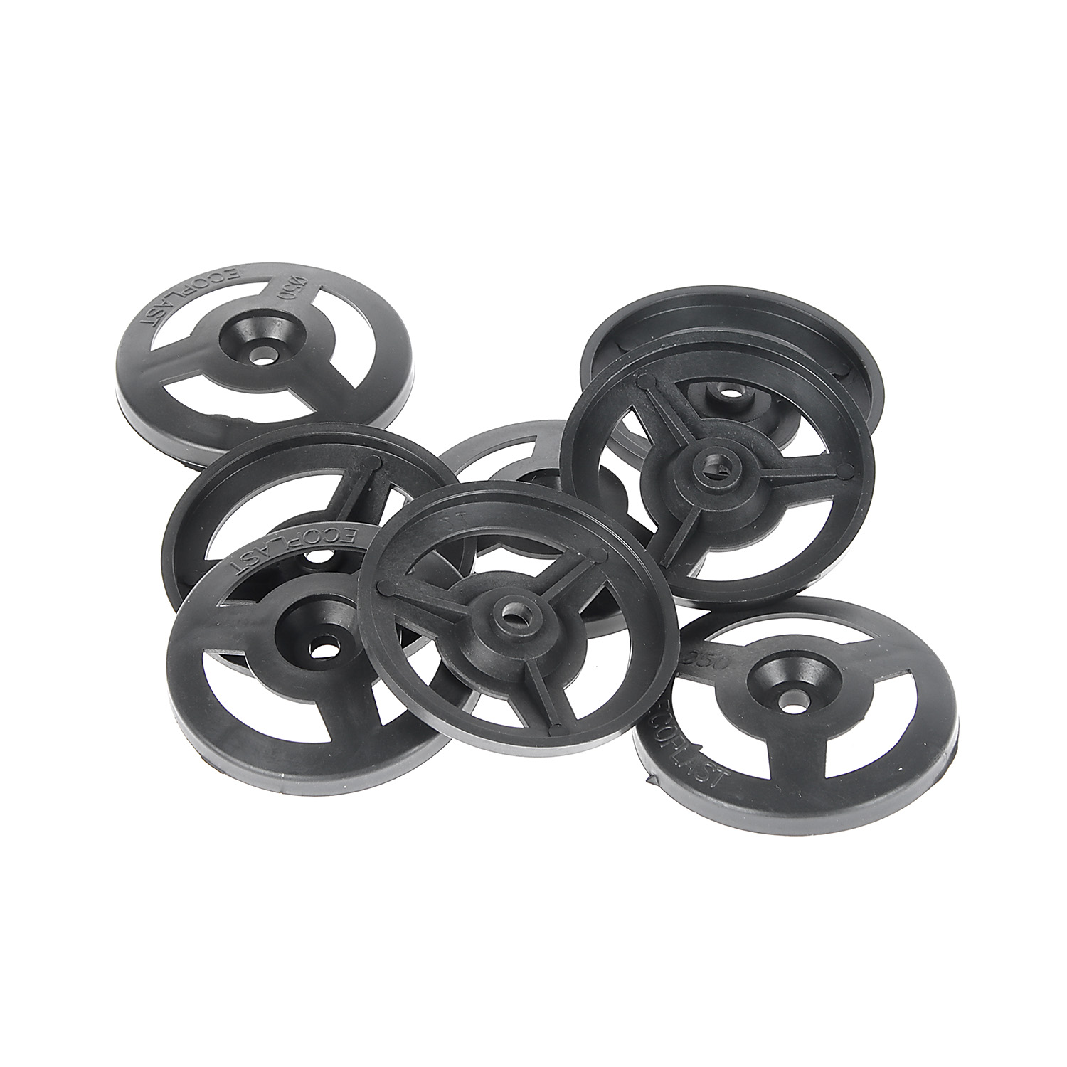 Шайба 50 мм "Рондоль" BROZEX для изоляции, черный, 30 шт.