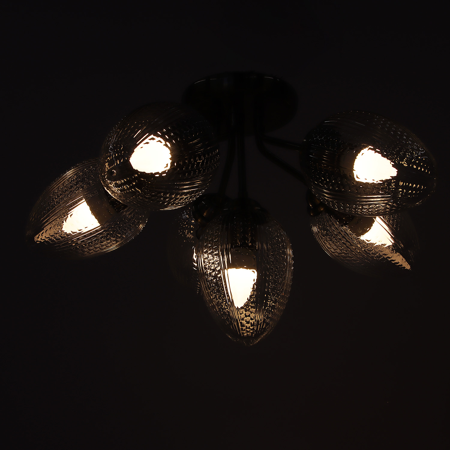 Люстра N5121/6 АВ Е27 6*40Вт ( h=325; d=560) VERNER LIGHTING *1