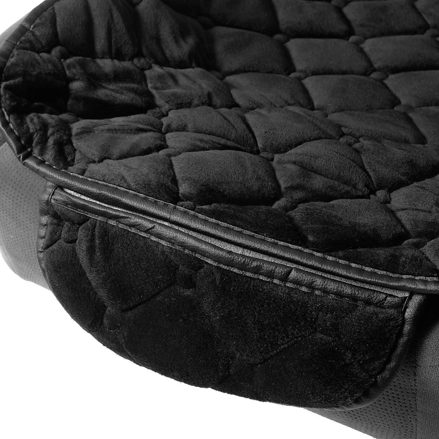 яяяНакидки на сиденья TORSO универсальные, черный велюр, набор 3 шт 2629640