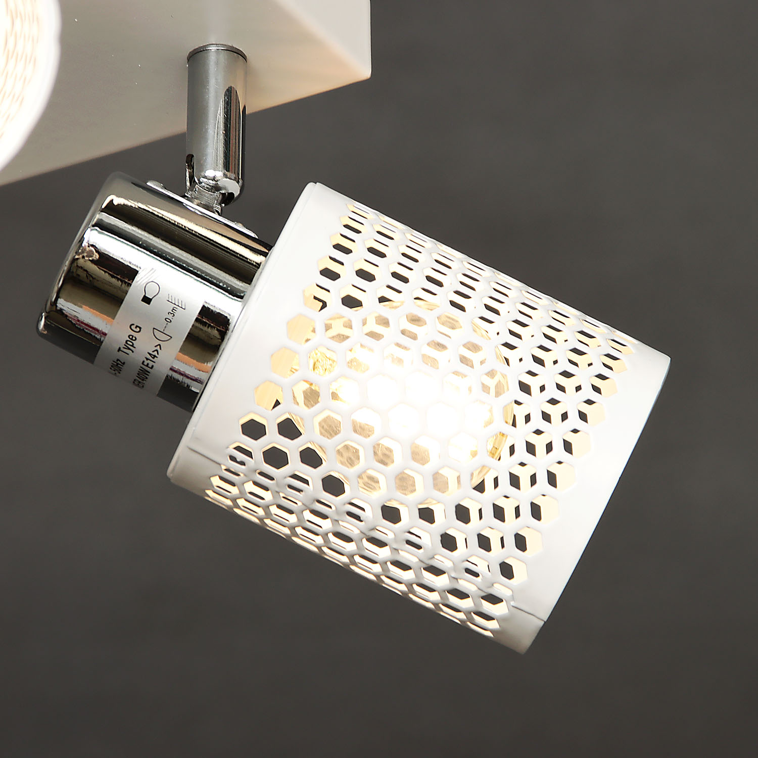 Люстра 01412-0.8-04 WT+CR Е14  S=24м2  *1/4