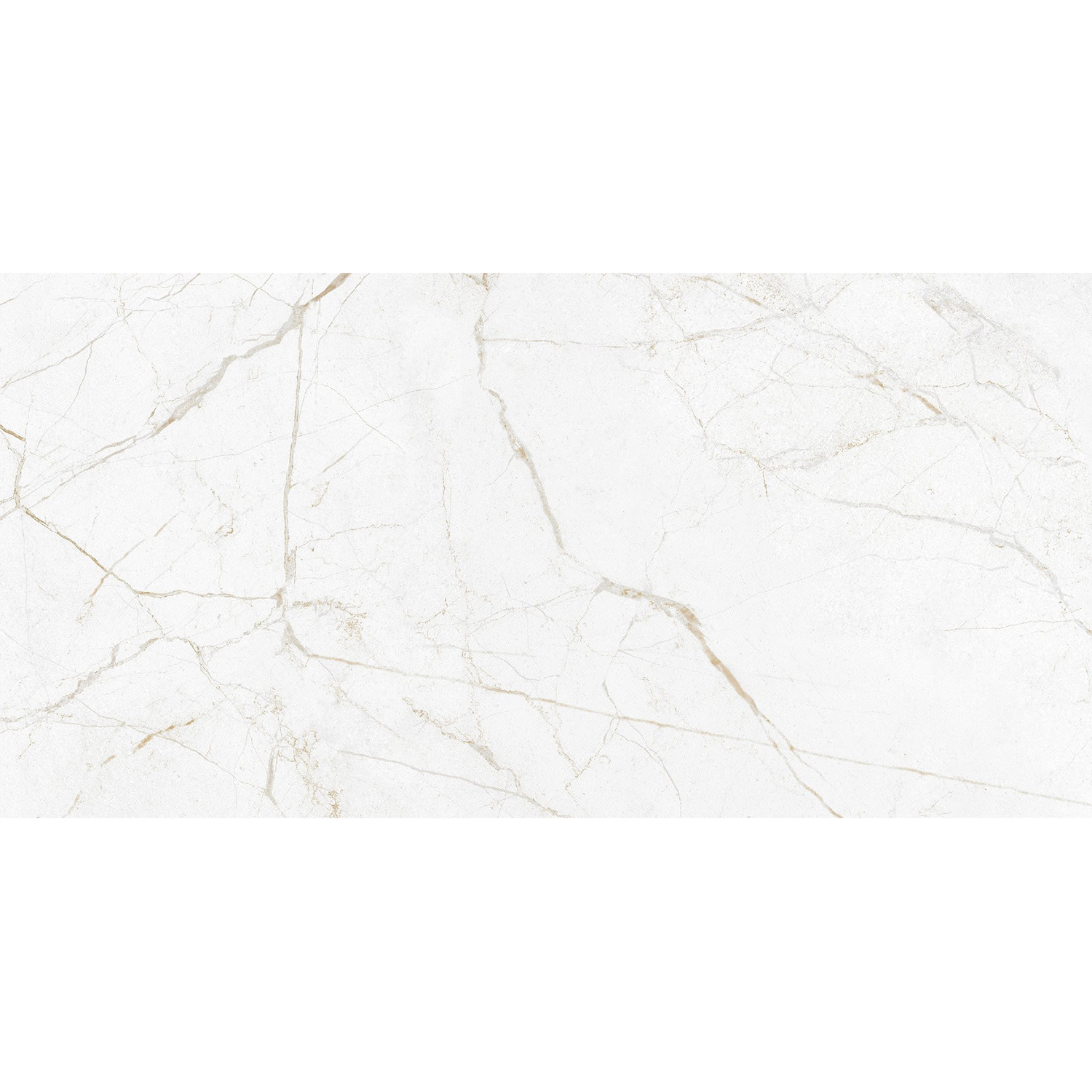 Керамогранит 1.62 м² Global Tile Antares GT226VG, 600х300х9 мм, белый