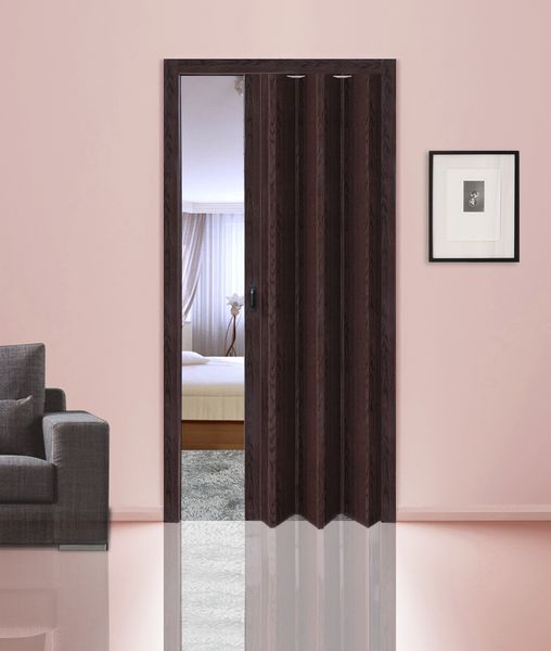 Дверь раздвижная 2050х840 мм РСП, пластик, венге