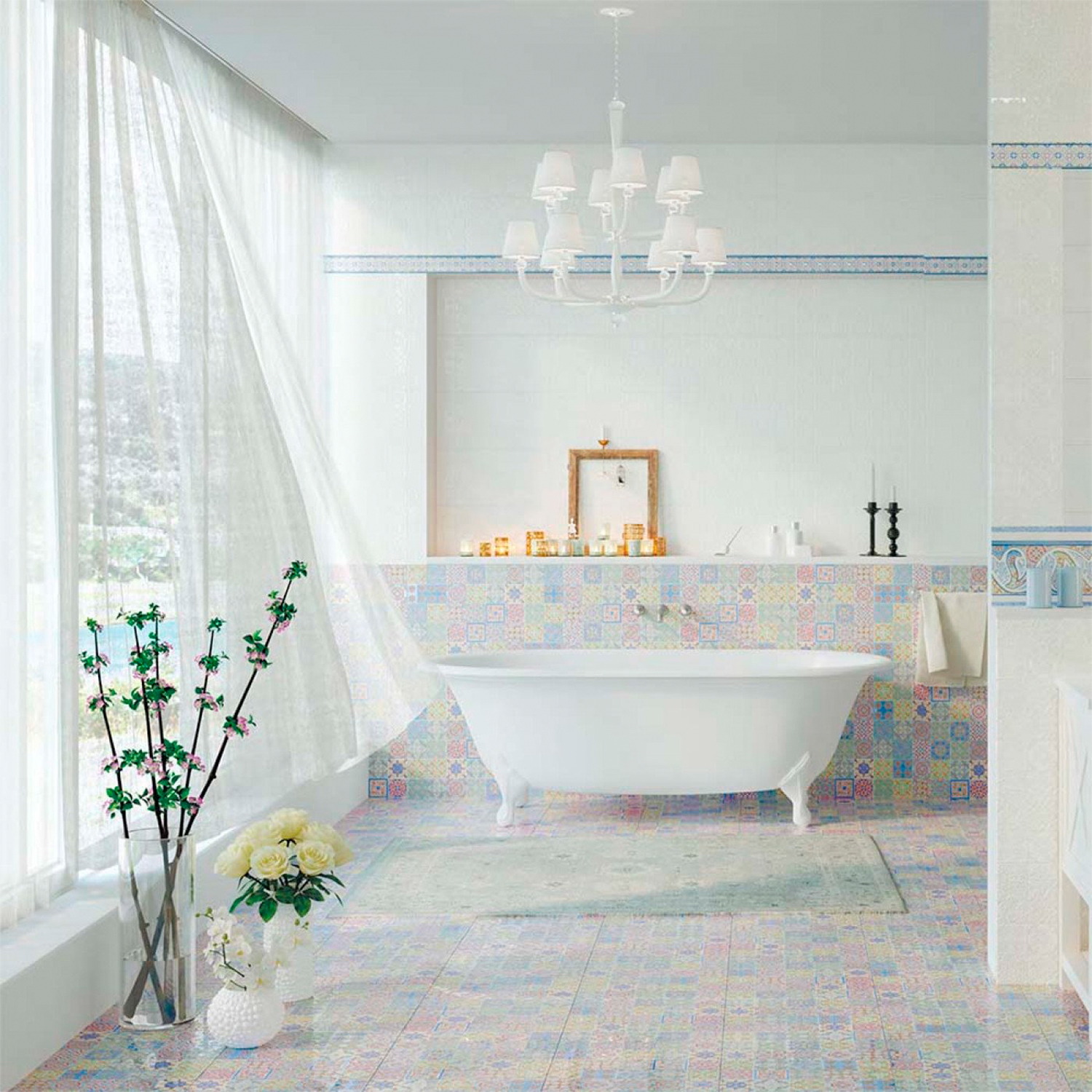 яяяВаленсия ПН 400*400 синяя сортовая (0,16*10=1,6*48) ВКЗ (Волгоград)