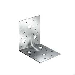 Уголок крепежный 125х125х65 мм ТехноСервис KUU, равносторонний, усиленный