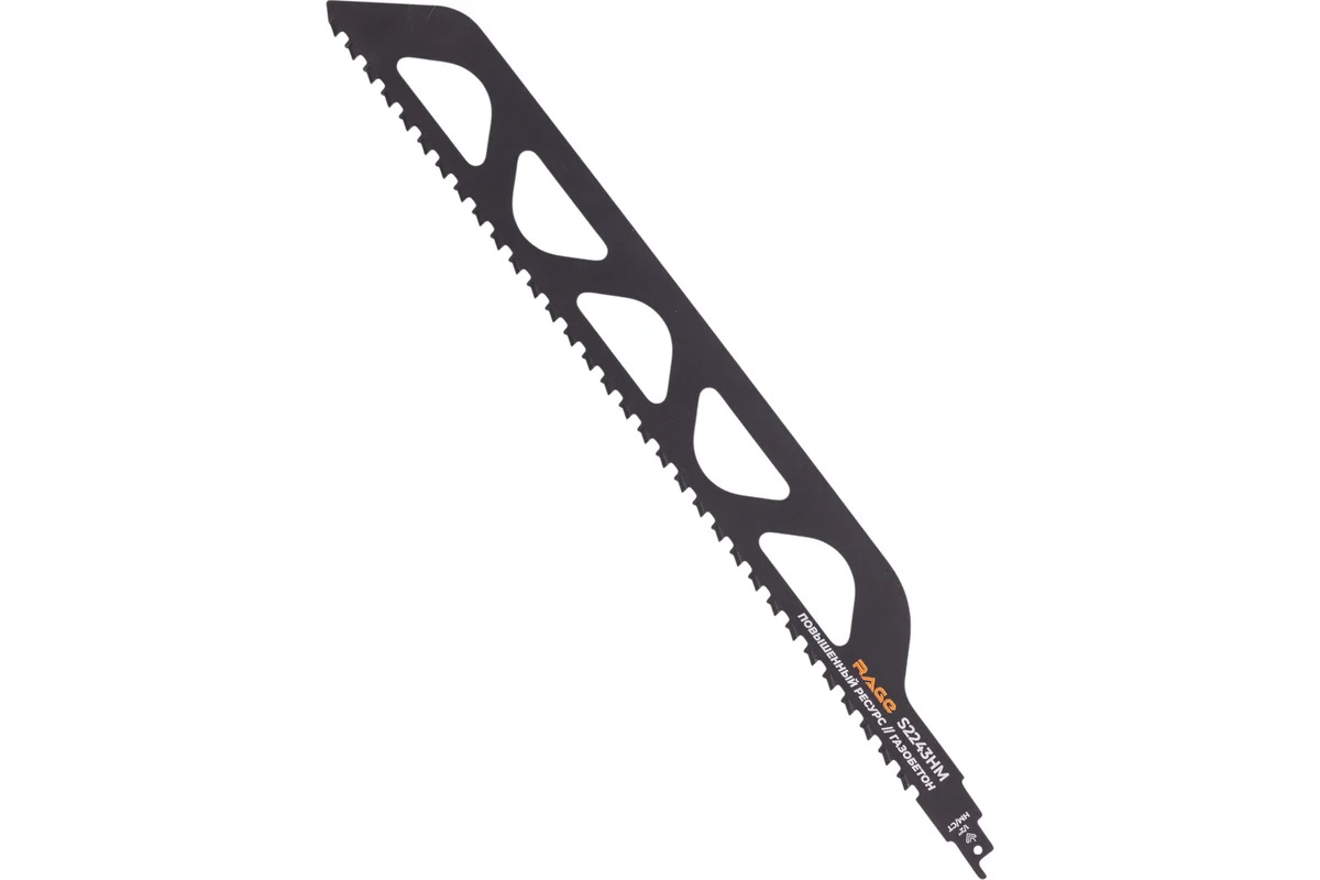 Полотно д/сабельной пилы ГАЗОБЕТОН 1шт 455/12,7мм S2243HM арт.552100 RAGE VIRA *1/10