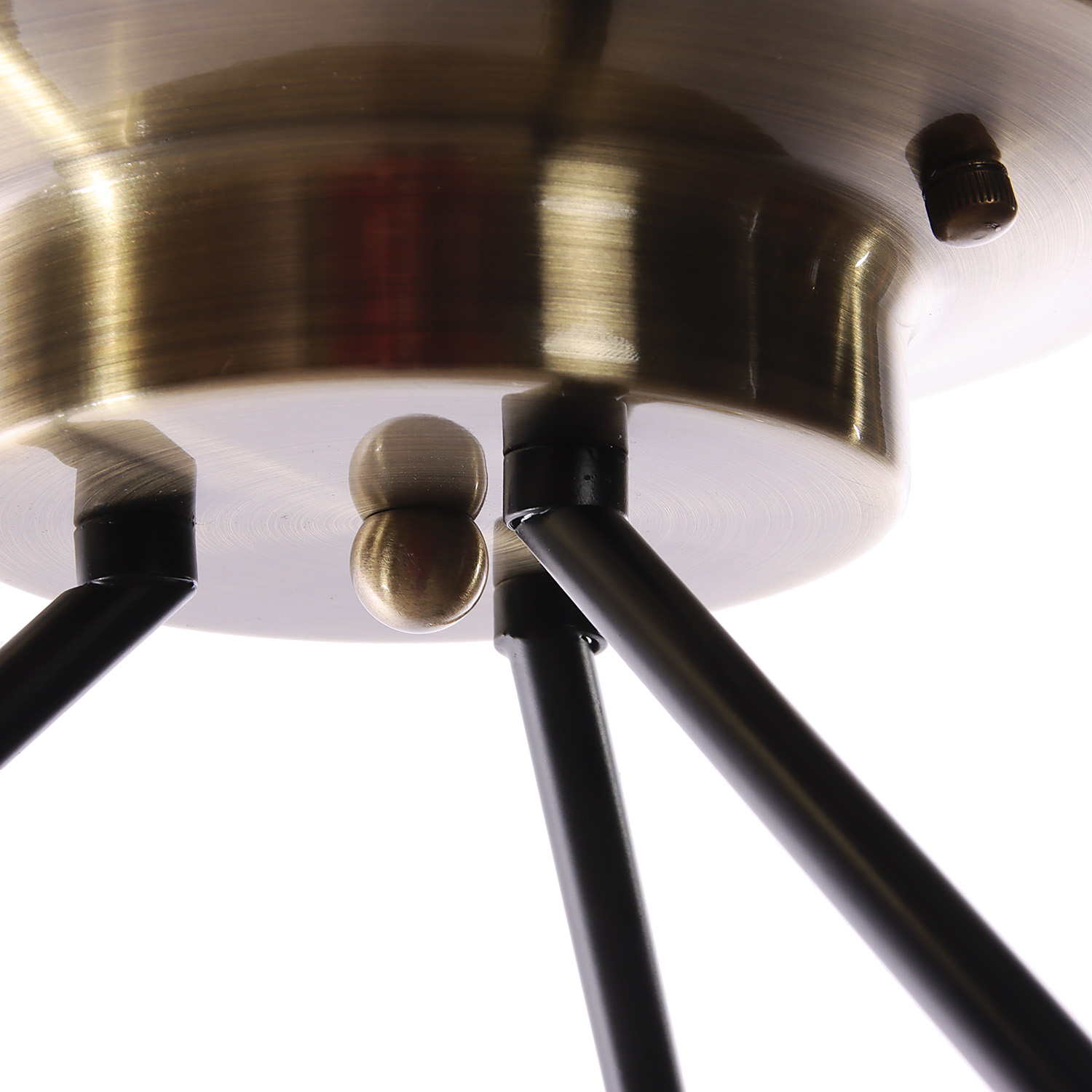 Люстра Verner Lighting A3942/3, 40 Вт, Е27, 3 лампы, античная бронза/черный