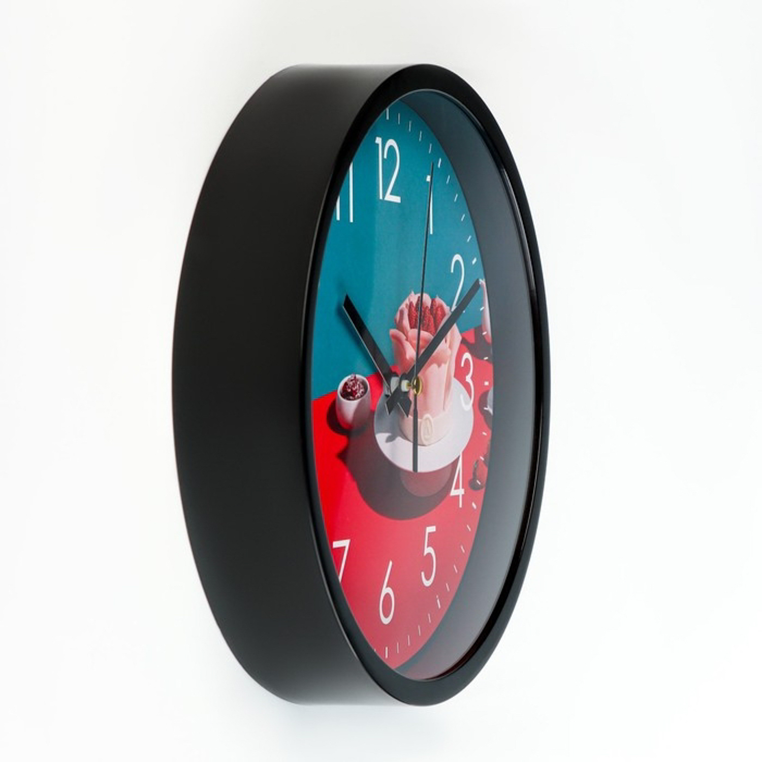 Часы настенные, серия: Интерьер, "Десерт", плавный ход, d-20 см   9834688