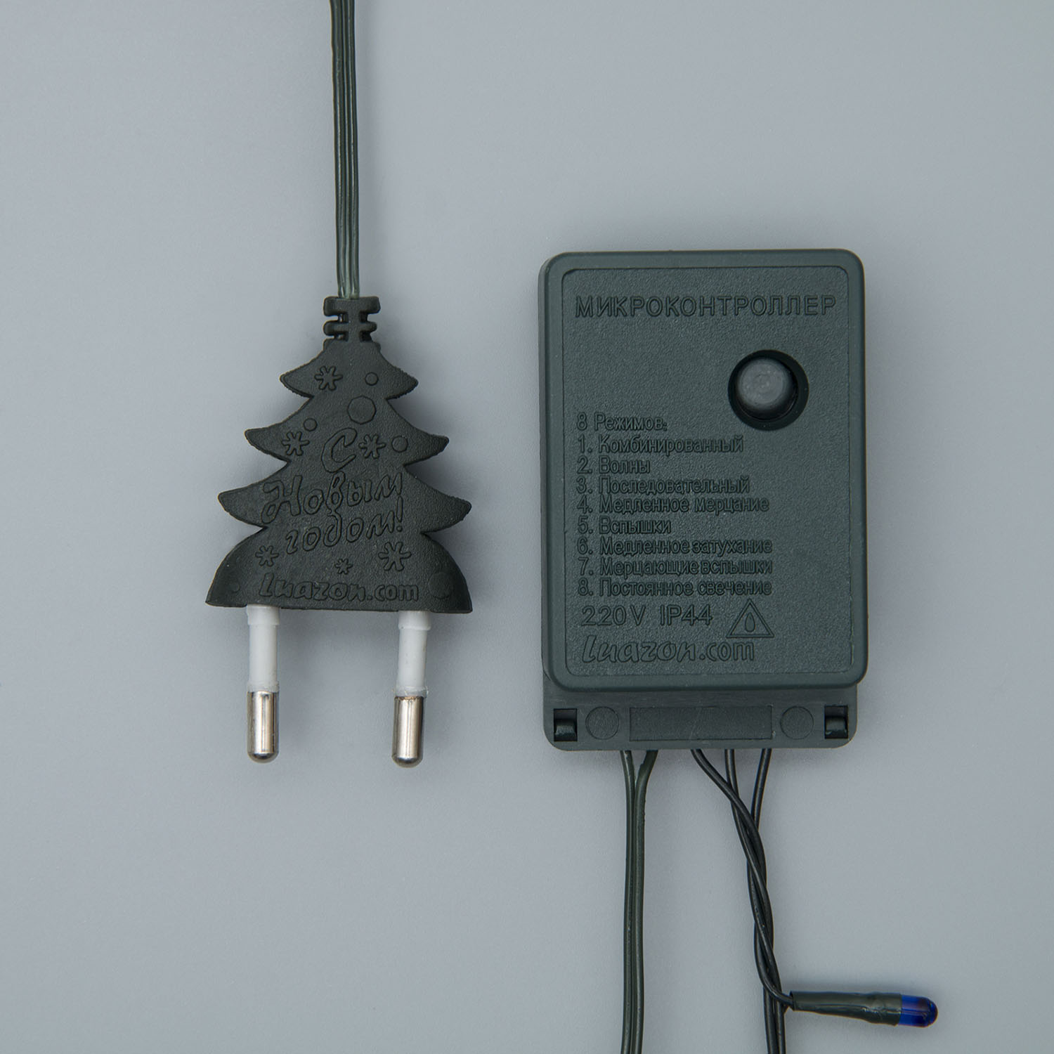 Гирлянда «Нить» Luazon Lighting, 3.5 м, 8 режимов, мульти, 50 LED, IP20, 220 В