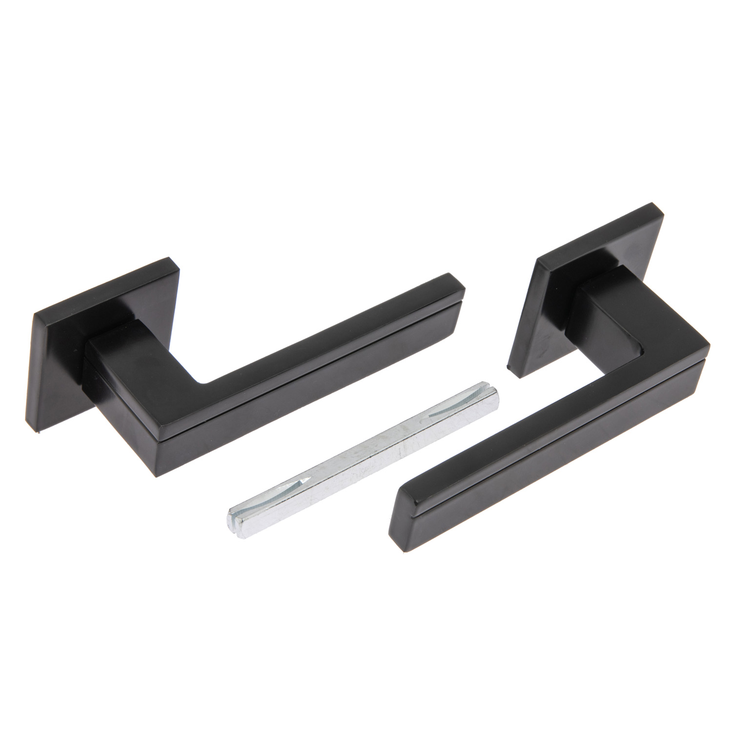 Ручка раздельная ЧЕРНЫЙ матовый H-30153-A-BLM Slim Code Deco *1/18