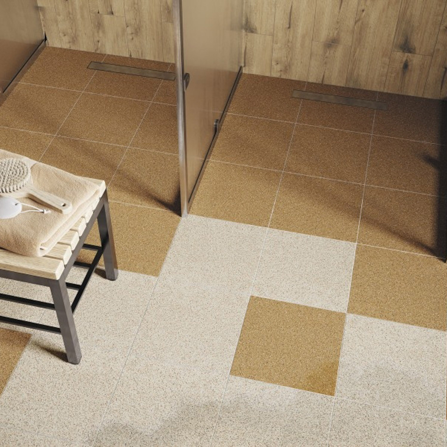 Керамогранит 1.06 м² Cersanit Milton 300 ML4A306, 298x298x8.5 мм, светло-бежевый