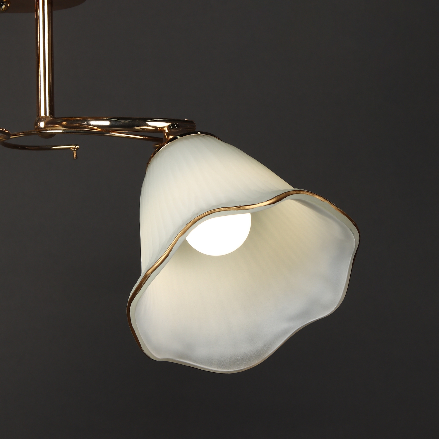 Люстра Verner Lighting А2664/2, 40 Вт, Е27, 2 лампы, золото