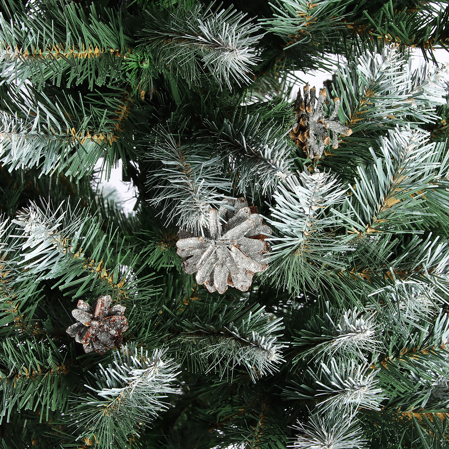 Елка искусственная Елки от Мишки «Элитная», 180 см, ПВХ, зеленый с инеем