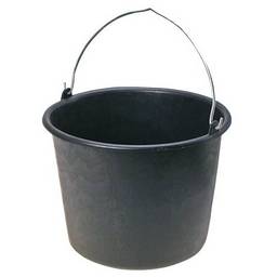 Ведро строительное 16 л, металлическая ручка, пластик