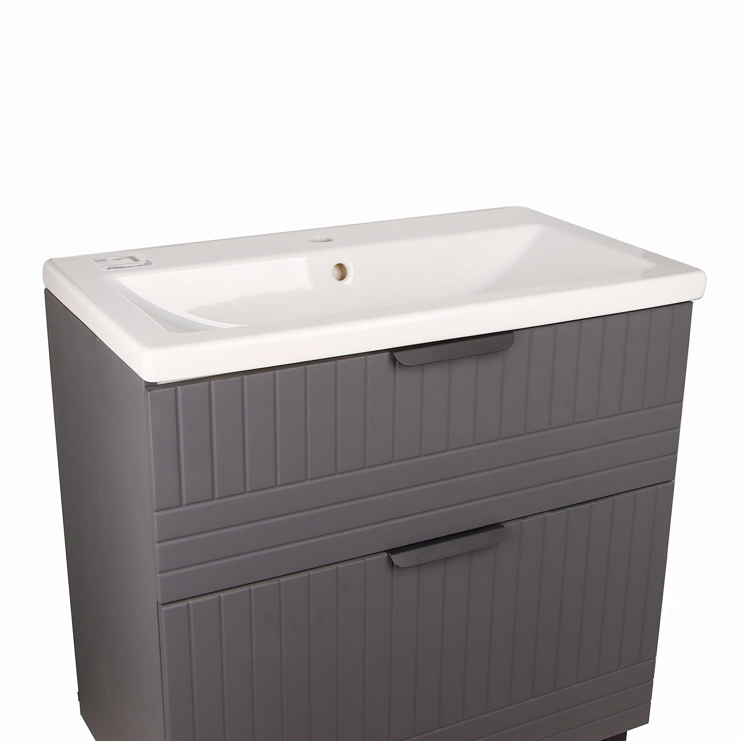 Тумба напольная Corozo Терра 80, серый