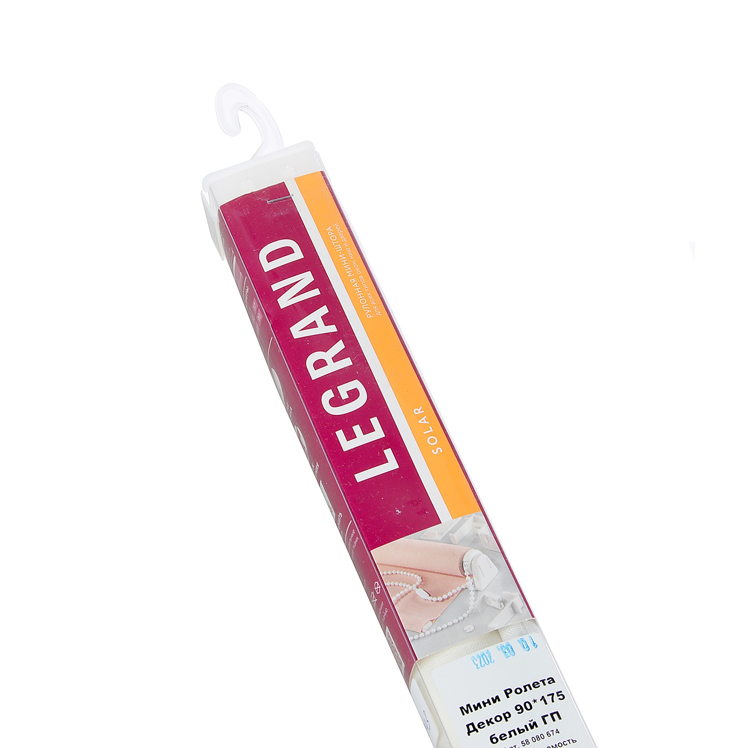 Штора рулонная Декор белый 90*175 Легранд *1/6