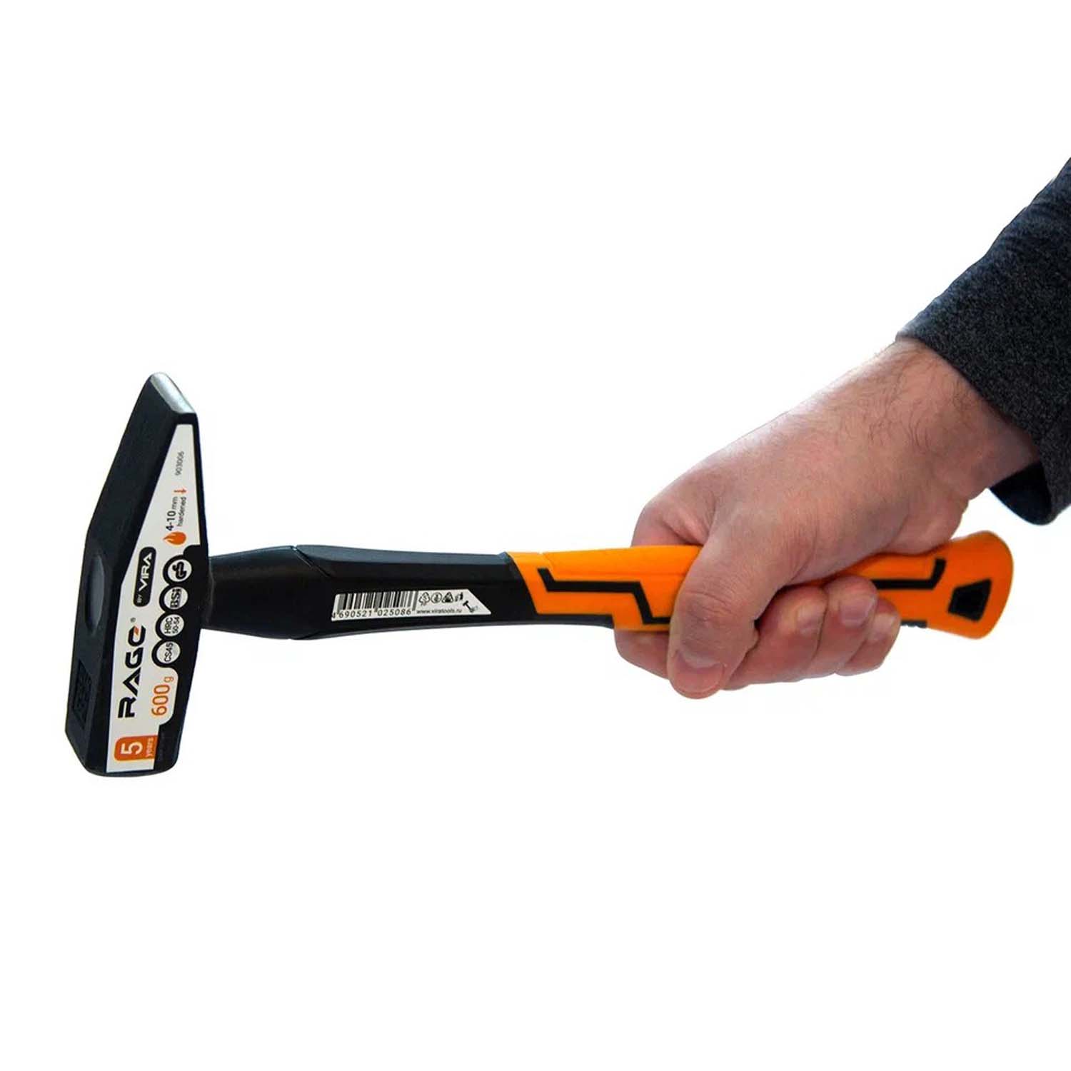 Молоток слесарный 600 г RAGE by VIRA