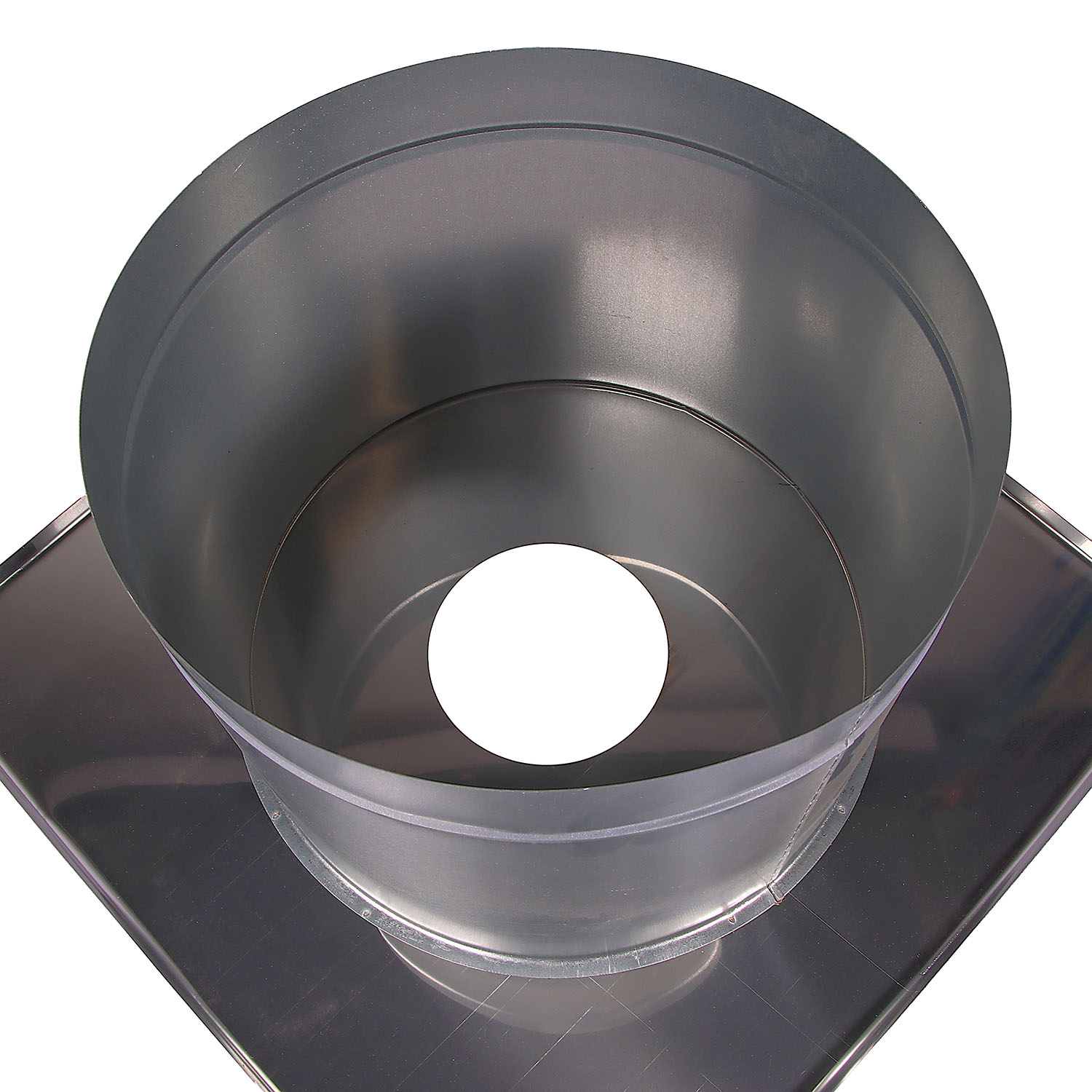 Потолочно-проходной узел ДППУ d115 Х холодный нерж.AISI430/оцин. круглый GS *1/16