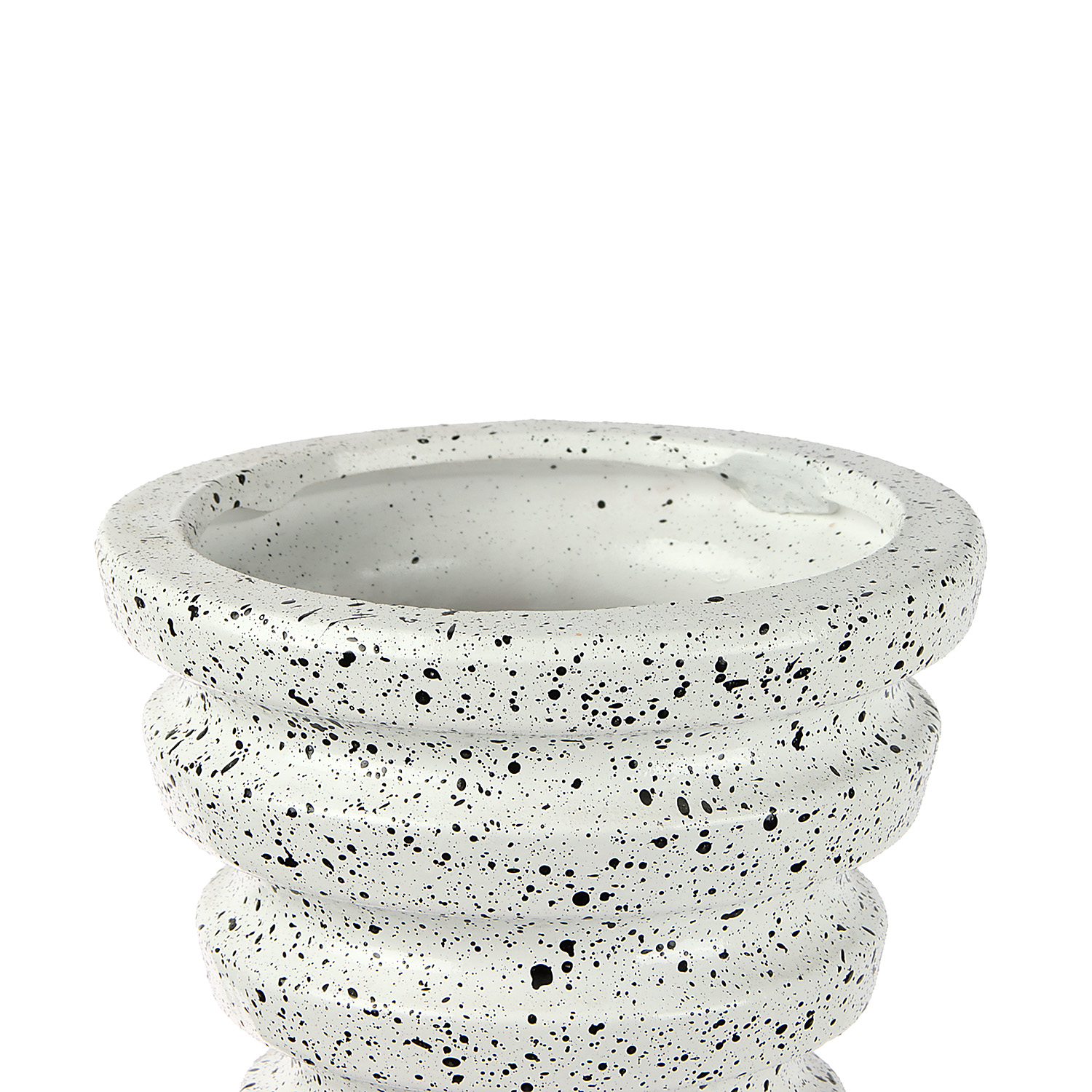 Ваза керамика напольная "Астория" 12х60 см, белый 4444957