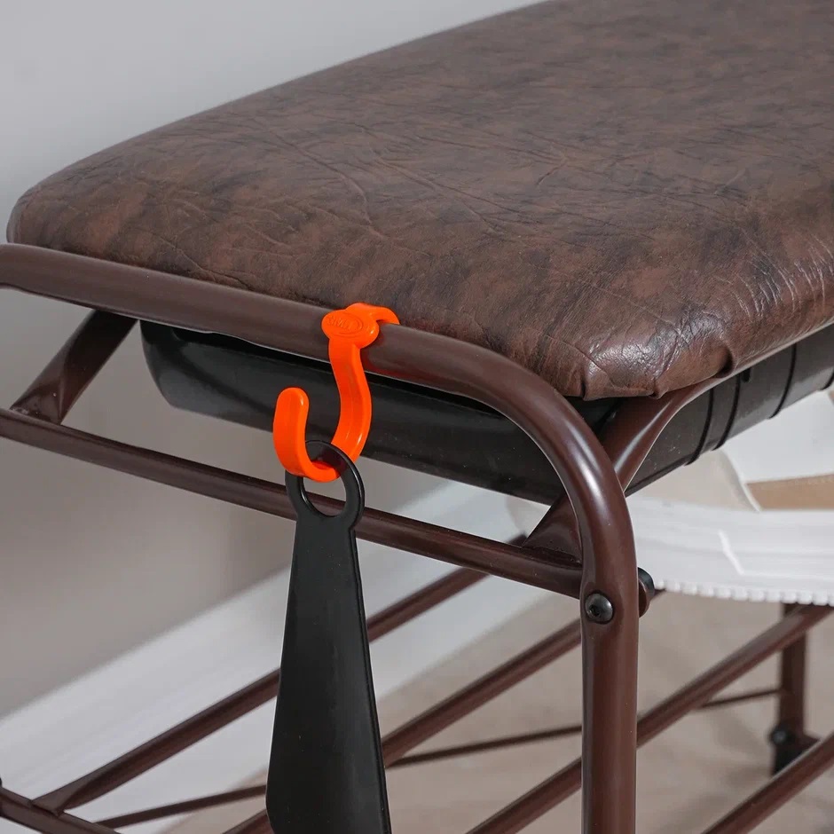 Этажерка "обувница" металл. "Альфа 13ся" 2полки+мягк.Сиднье.с ящик,ш.0,45м,в.048м Кор.ПДОА13СЯ КОР*1