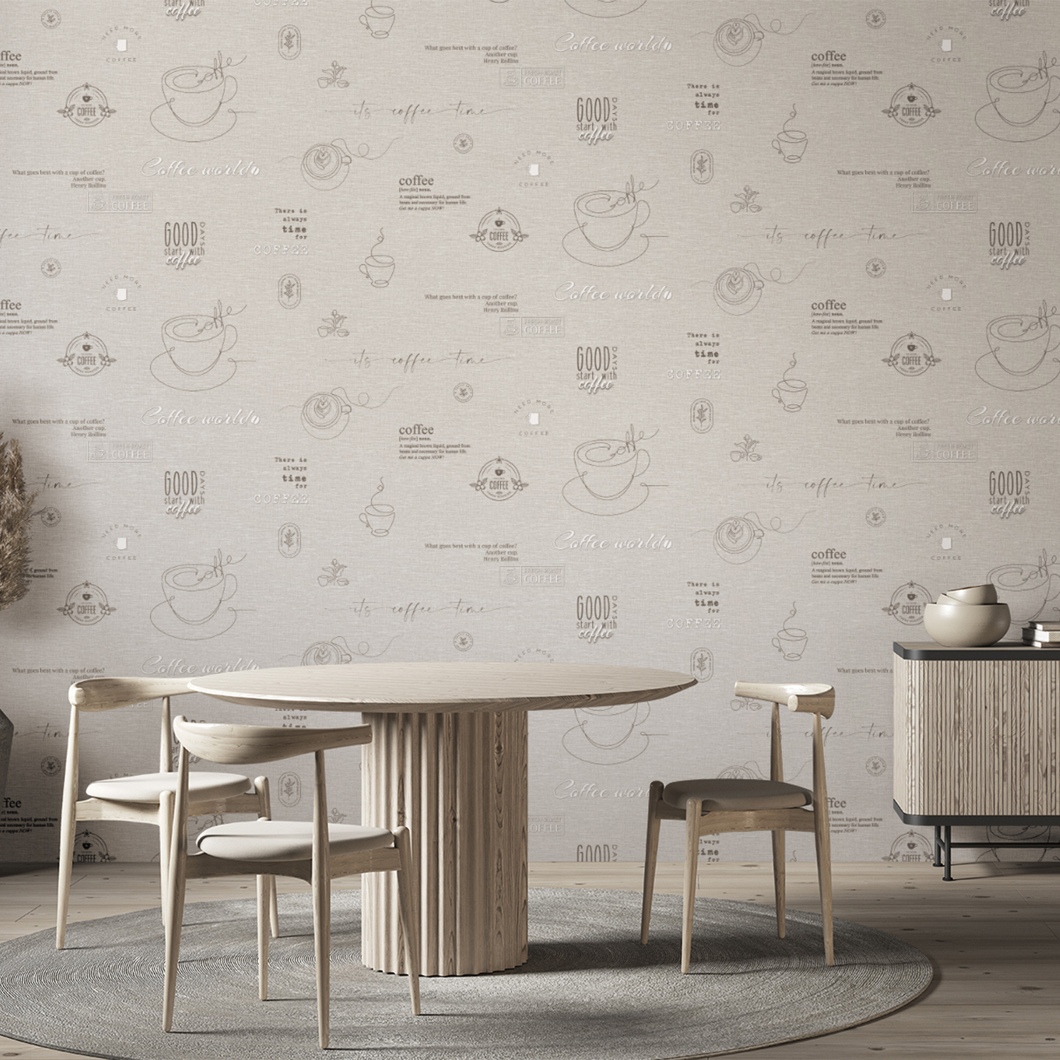 Обои  флиз Ateliero Cafe (беж.) 589696  1.06*10м *6