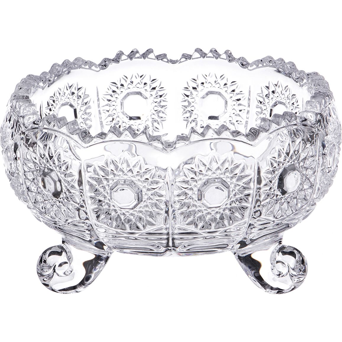 Конфетница стекло 11х7см (195-130) *1/36