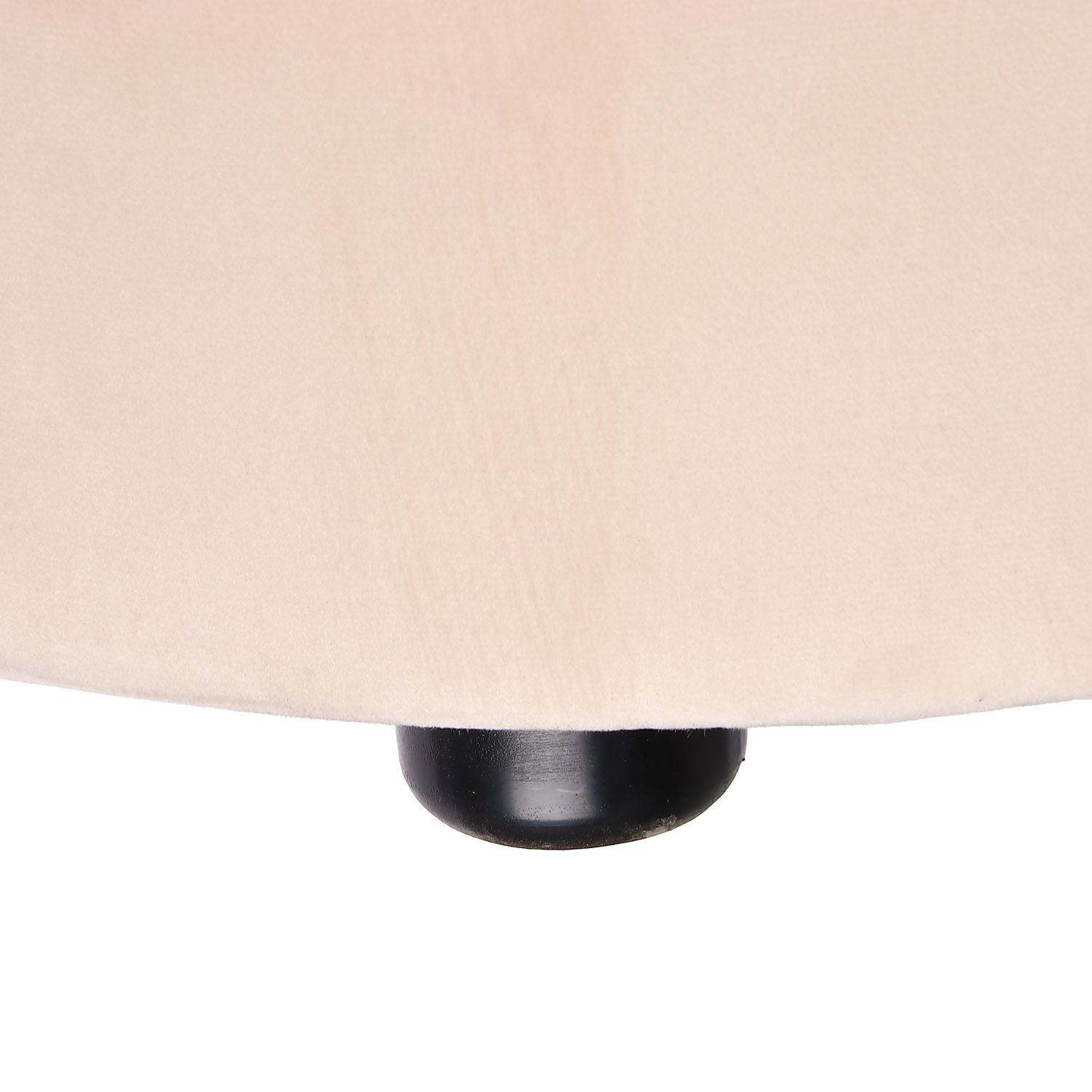 Пуф FORPOST, 40х45х40 см, бочка, микровелюр конфетти крем, бежевый