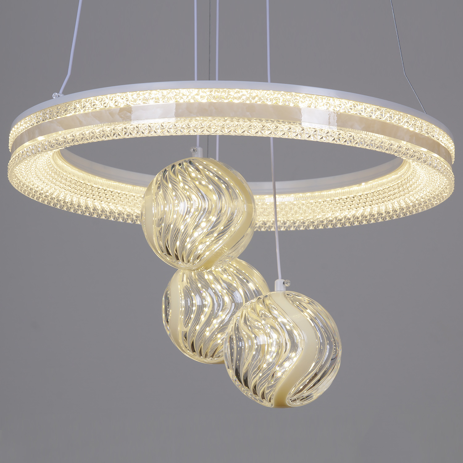 Люстра 60067-0.4-1+3A LED ПДУ	ПДУ+диммер 3500-6000К S=28м2  *1