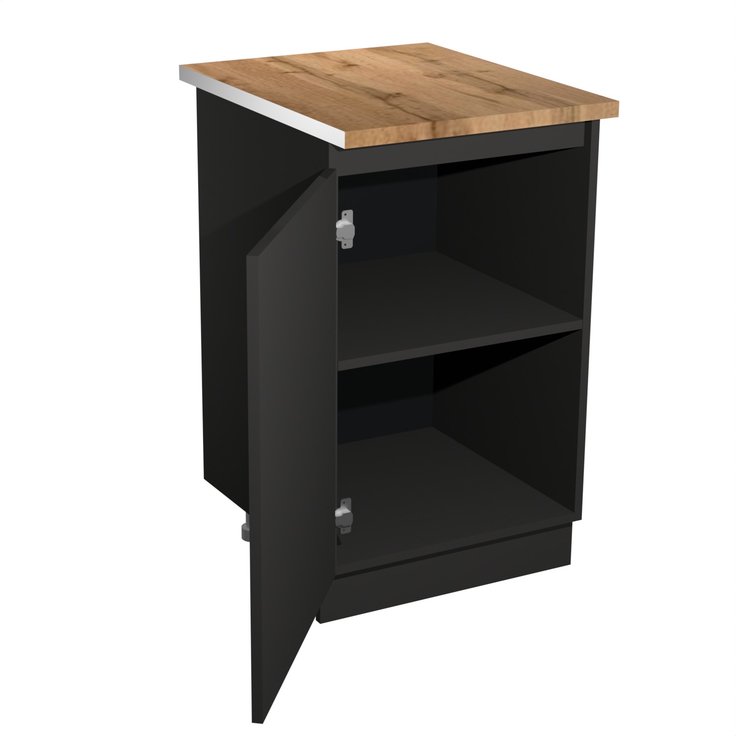 Шкаф напольный 500х850х480 мм BROZEX-WOOD Next, с дверцей, графит