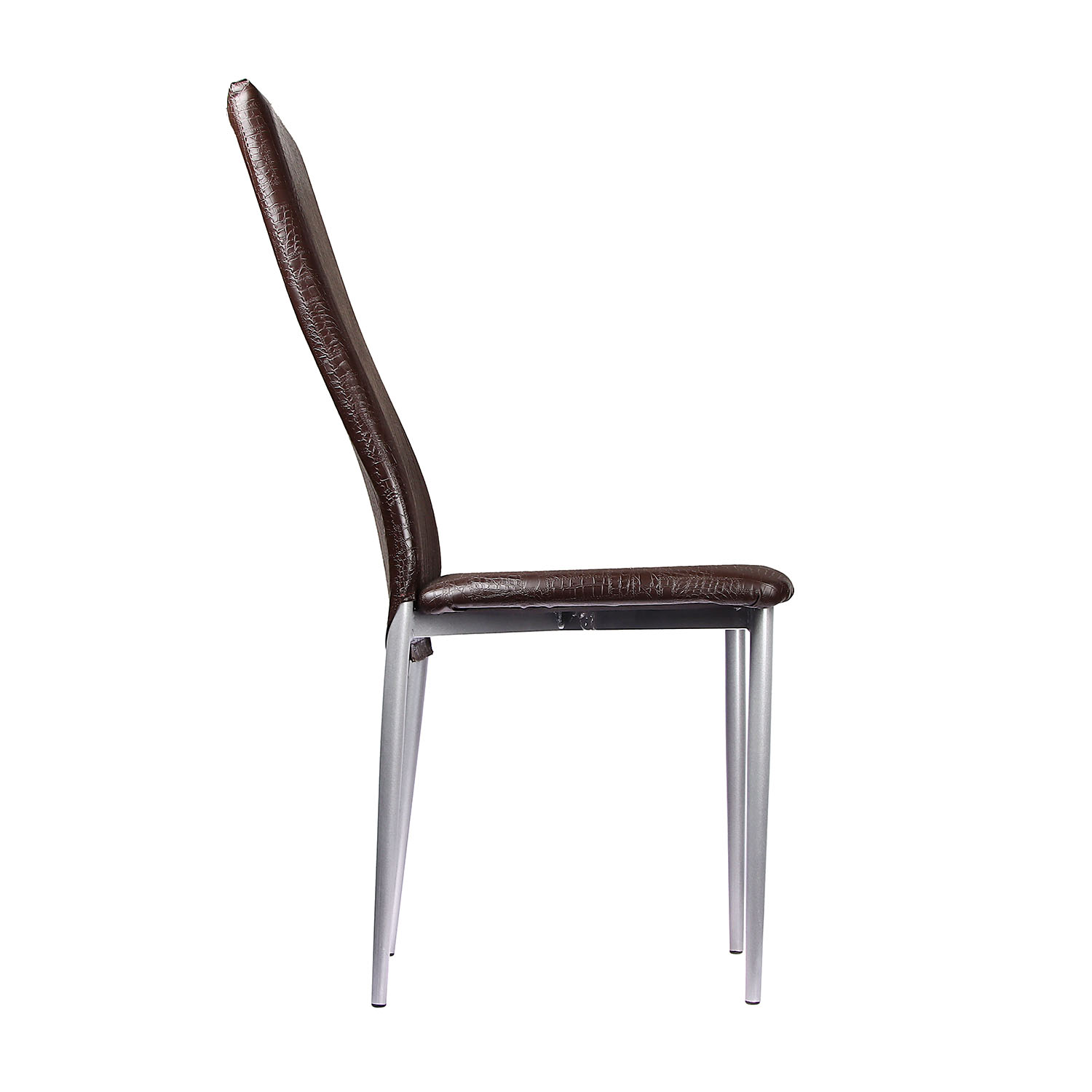 Стул FORPOST Волна, 40x98x58 см, шоколадная рептилия, коричневый