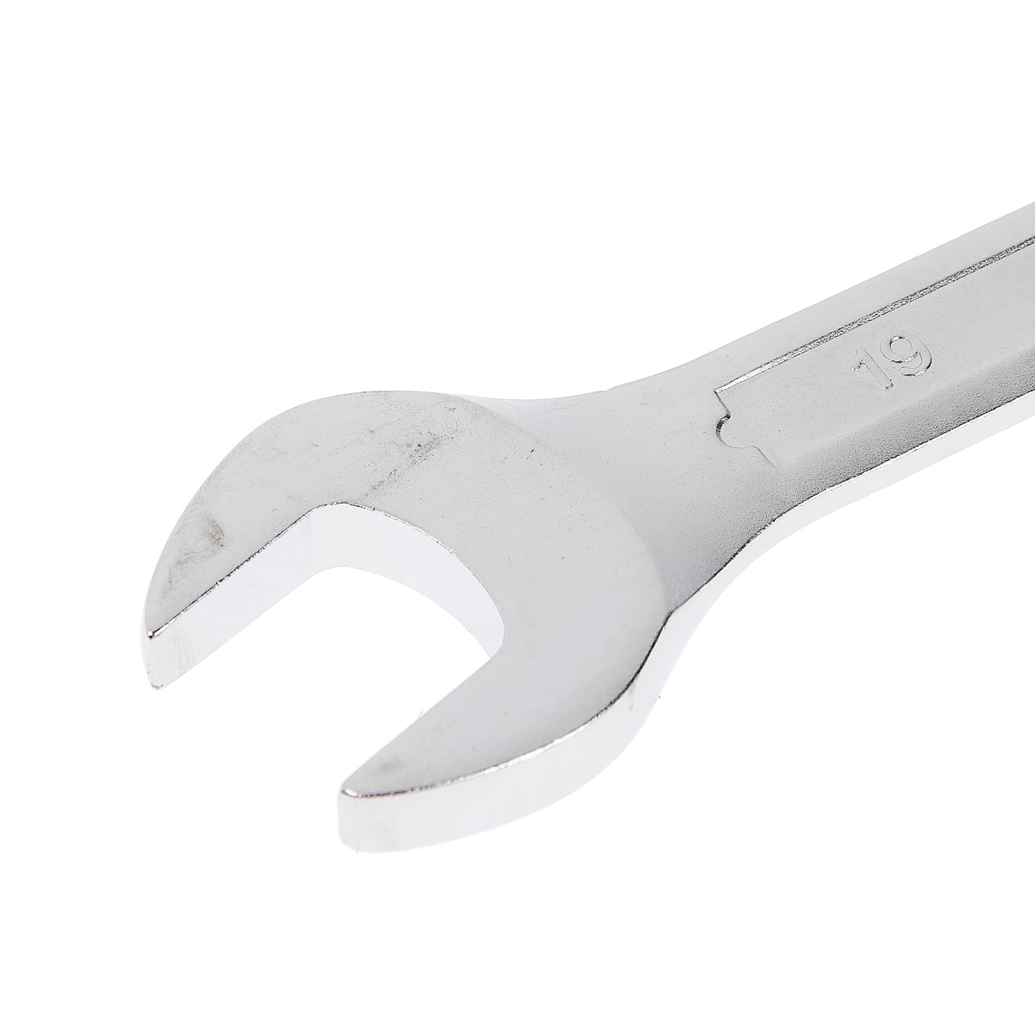 Ключ комбинированный 19мм холодный штамп CrV (70190) СЕРВИС КЛЮЧ *1/5/100