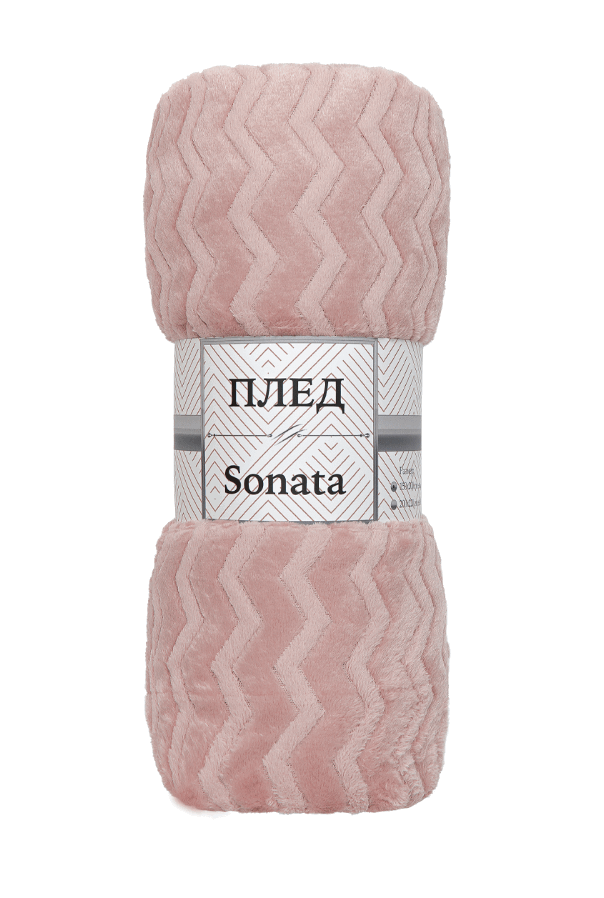 Плед 150*200см фланель жаккард зигзаг розовый TF FNZ PI4 045/1520 Absolute *1