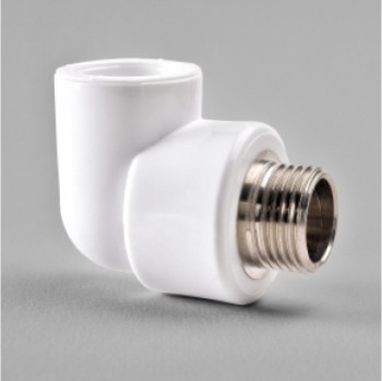 Угольник комбинированный PPRC наруж. резьба Ø 20-1/2" *10/80