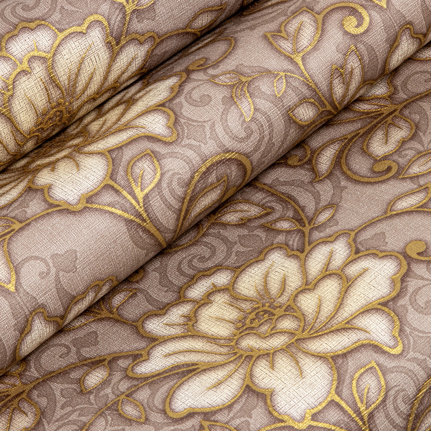 Обои дуплекс Белорусские обои Ксения-61 коричневый 519178-62 (16С2К), 0.53х10.05