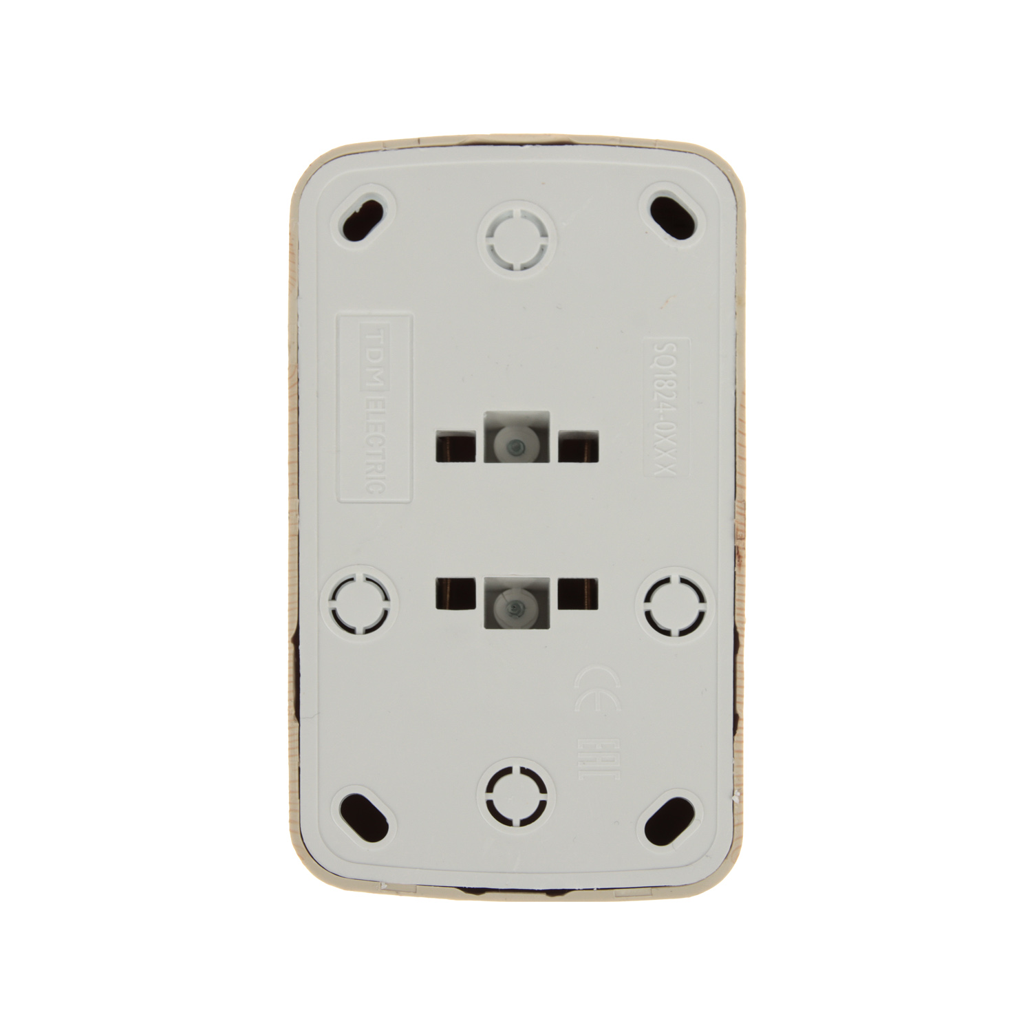 Розетка Дача ОП 2-мест. сосна бз А10 Народная SQ1824-0039