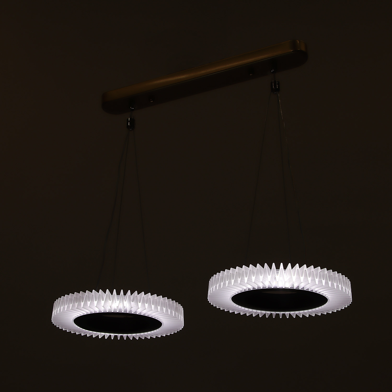 Люстра S2124/2 GD LED 3000К-6500К (l=460, d=200, h=800) б/пульта  VERNER LIGHTING *1