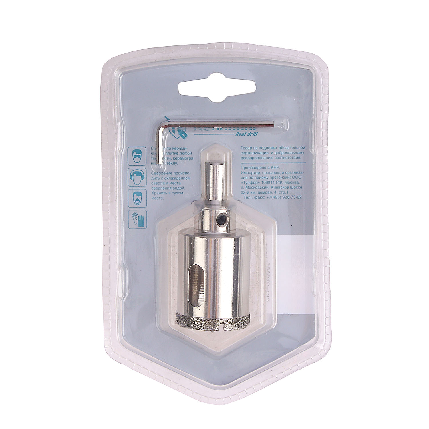 Коронка по керамограниту 32мм алмазная центрирующее сверло (676232) Rennbohr  *1/10/120