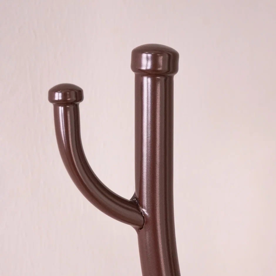 Вешалка напольная "Стойка" "Дерево" 4х3 крючка, выс.1,81м Коричн. ВНП 211 КОР ("ЗМИ") *1