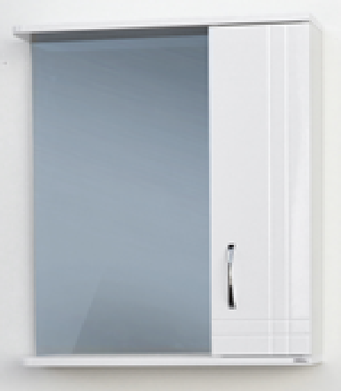 Зеркало-шкаф /LOGRO/ "Престиж 55" правый *1/20