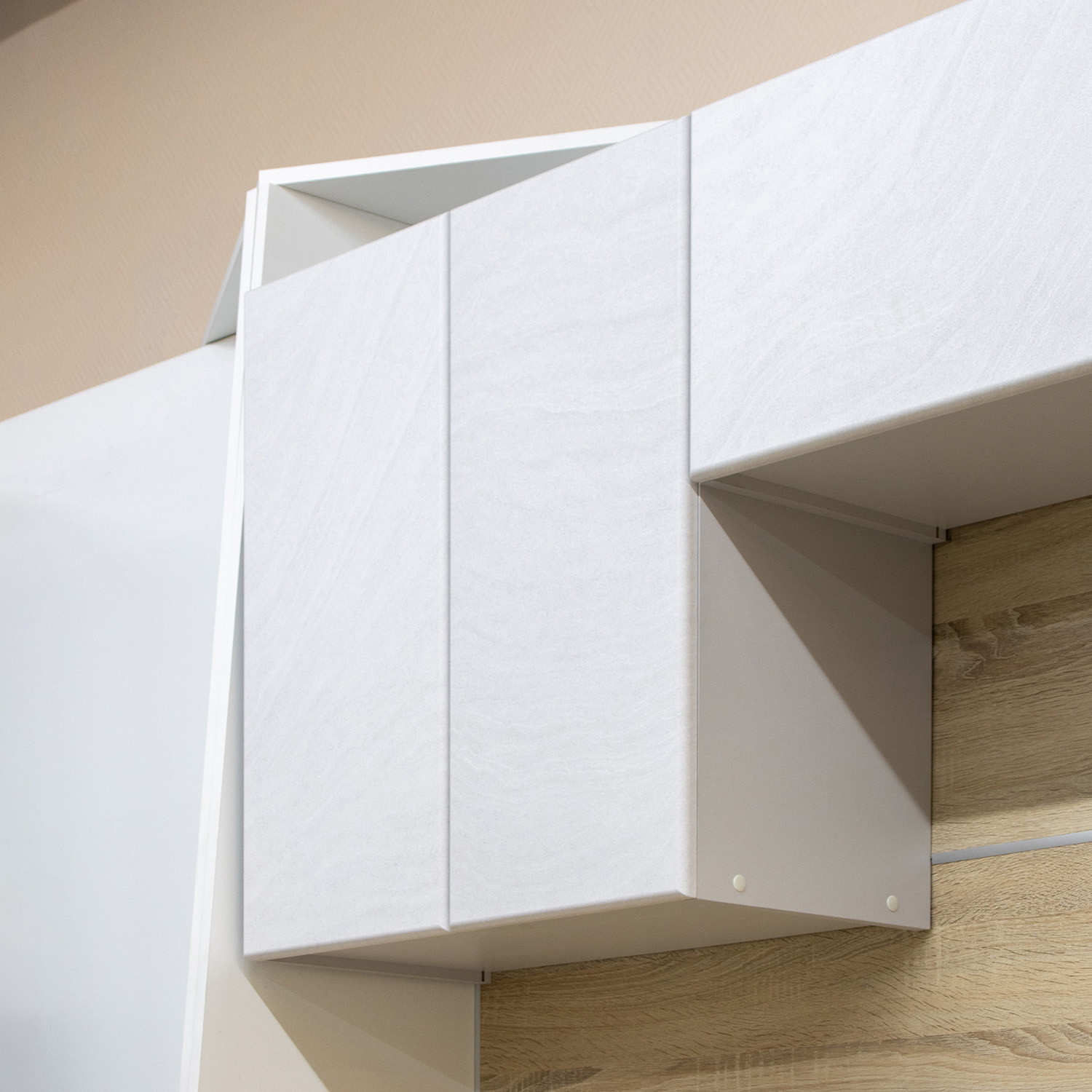 Шкаф навесной 600х676х290 мм BROZEX-WOOD NordWind, с двумя дверцами