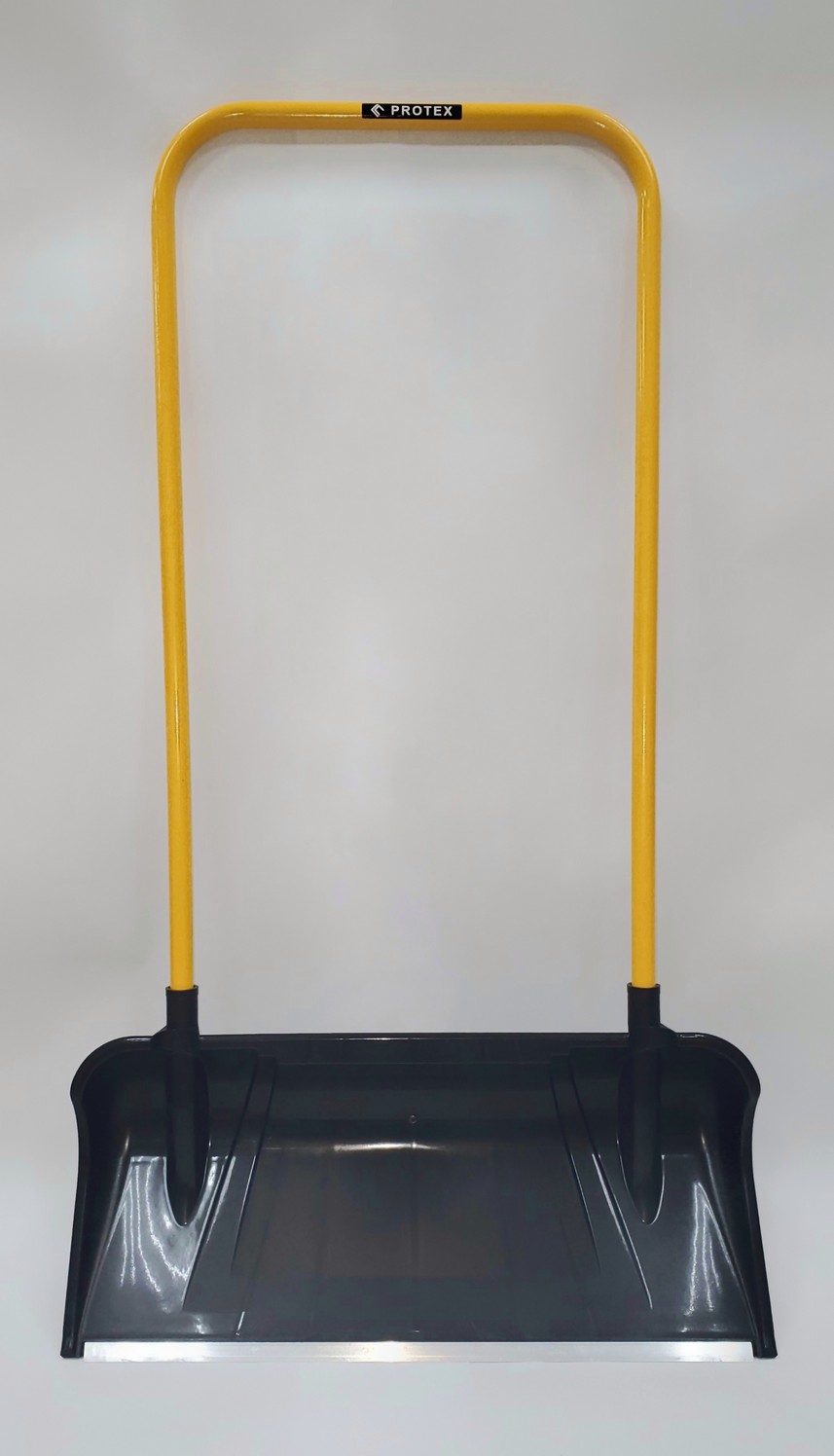 Движок для снега пластик 710*330, с метал. планкой "ТОРОС"  PROTEX   * 5